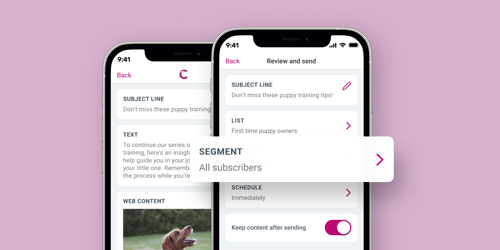 Prescription web product page