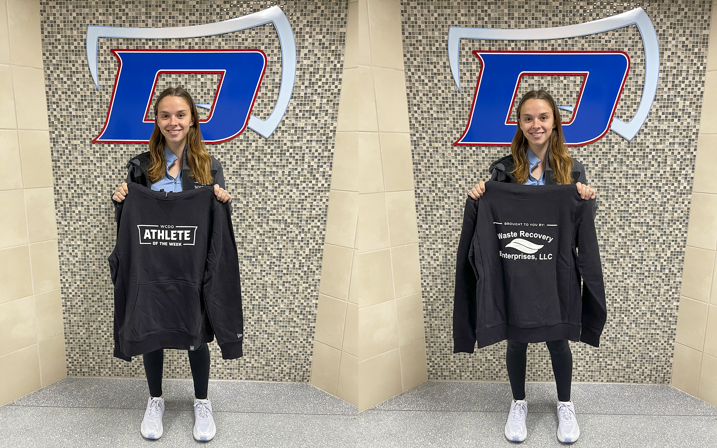 action shot of girl spiking volleyball