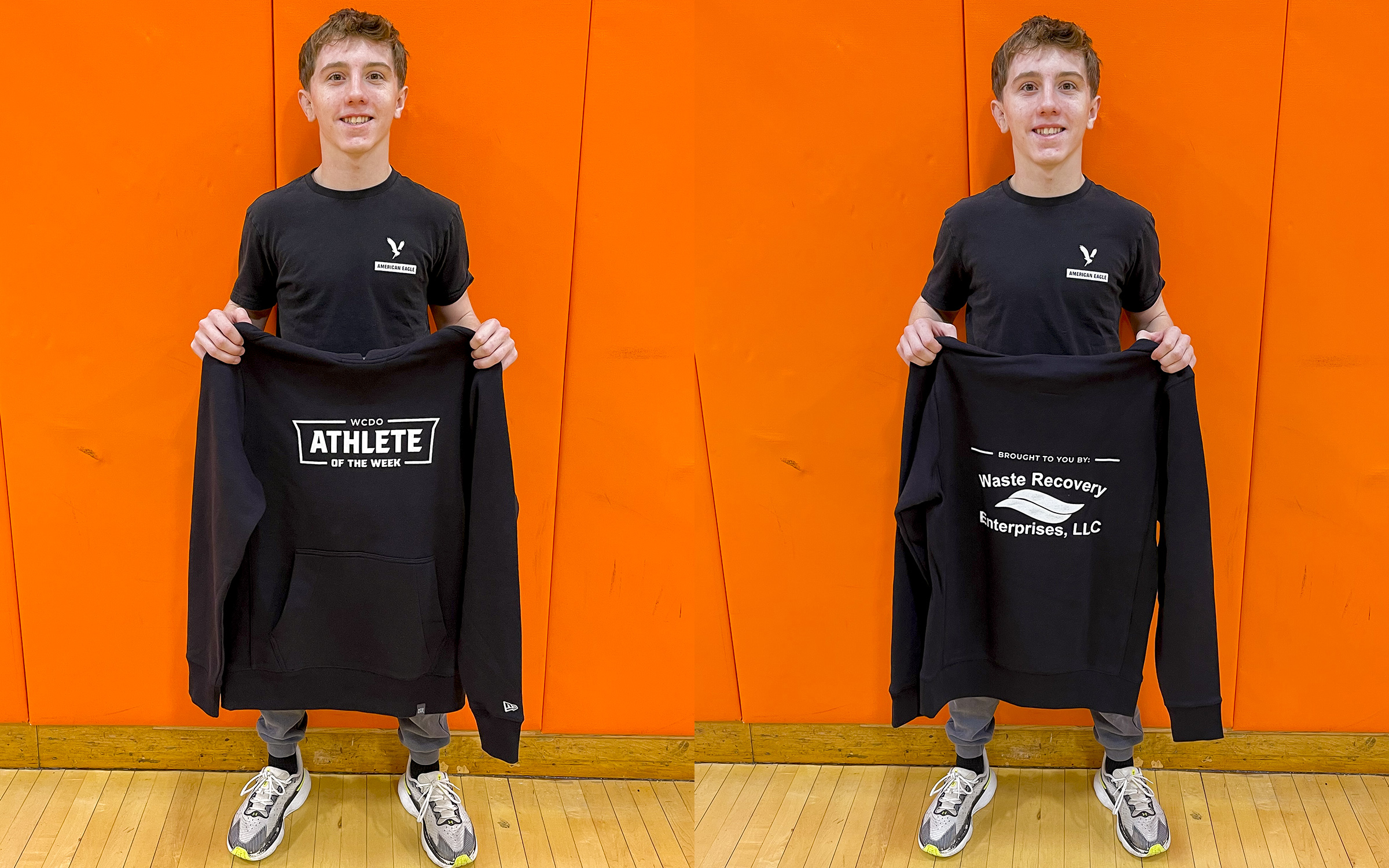 action shot of girl spiking volleyball