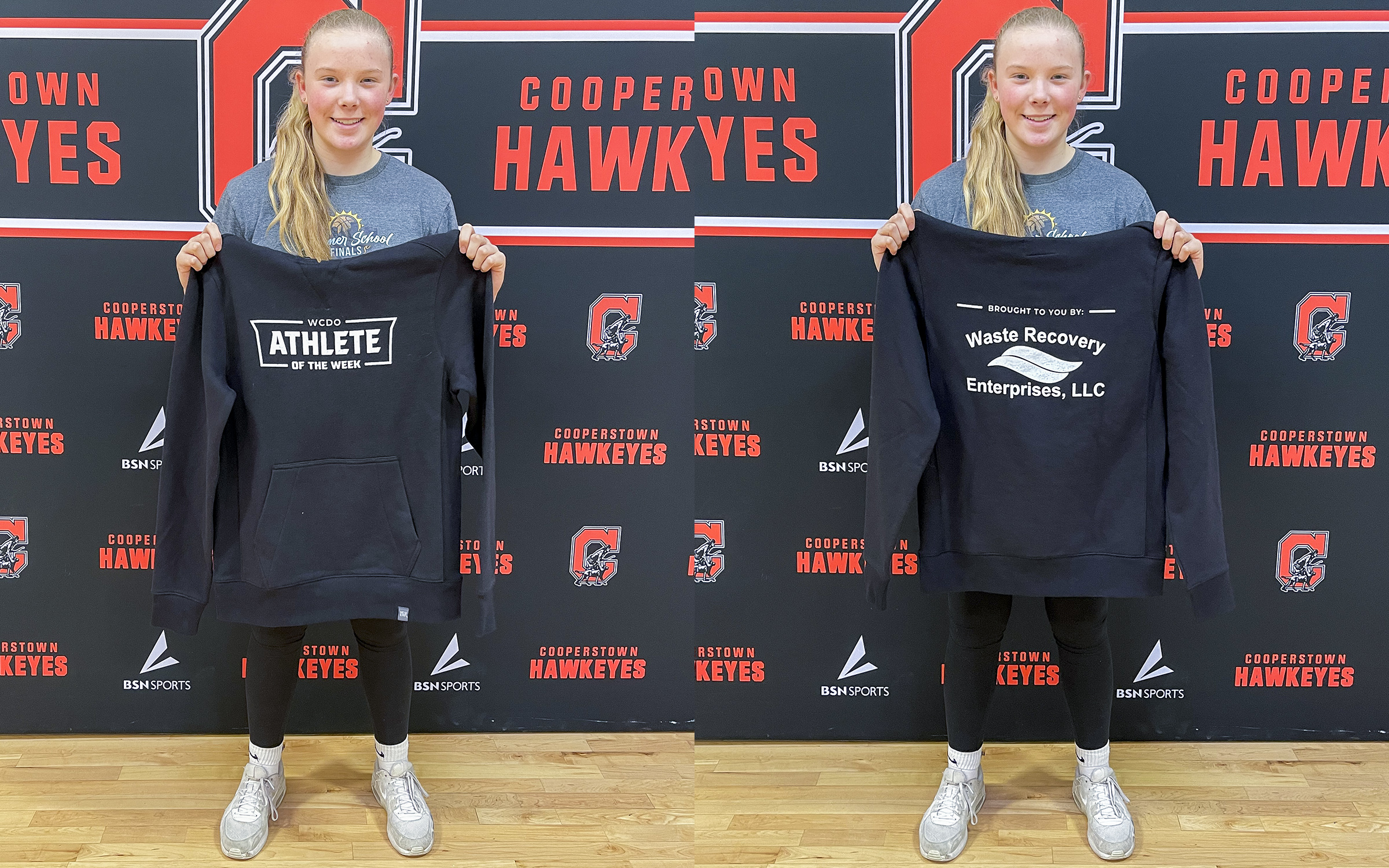 action shot of girl spiking volleyball