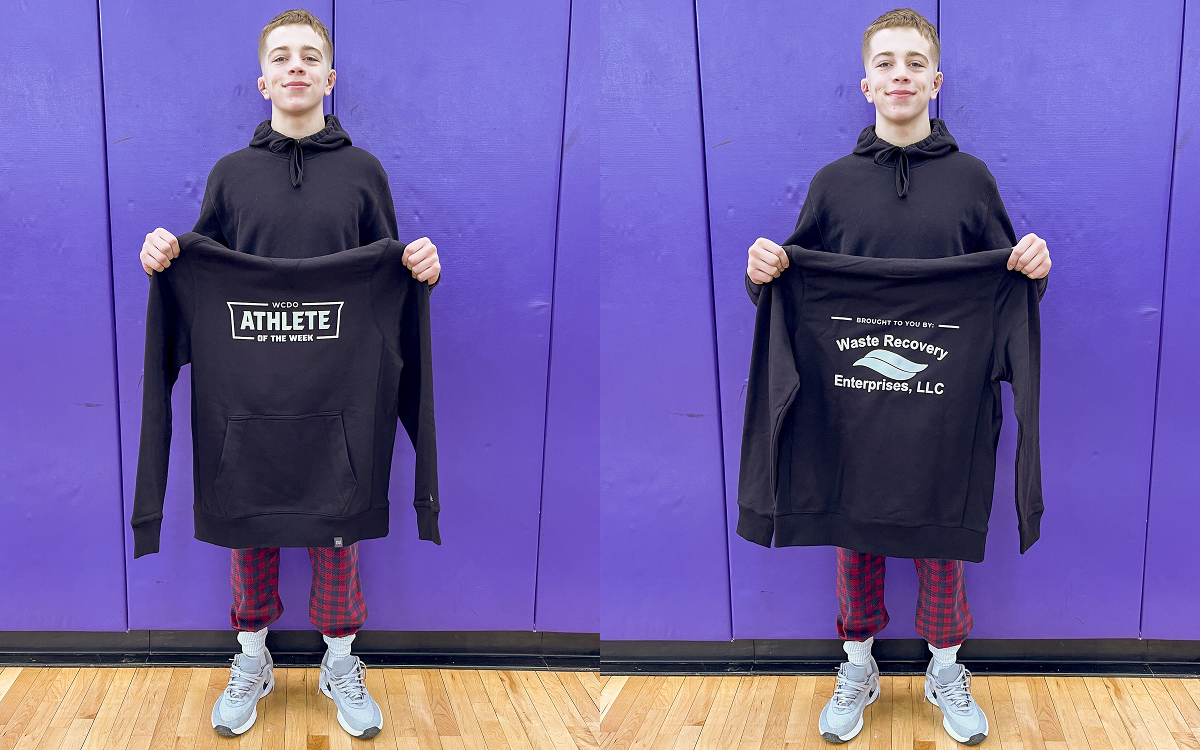 action shot of girl spiking volleyball