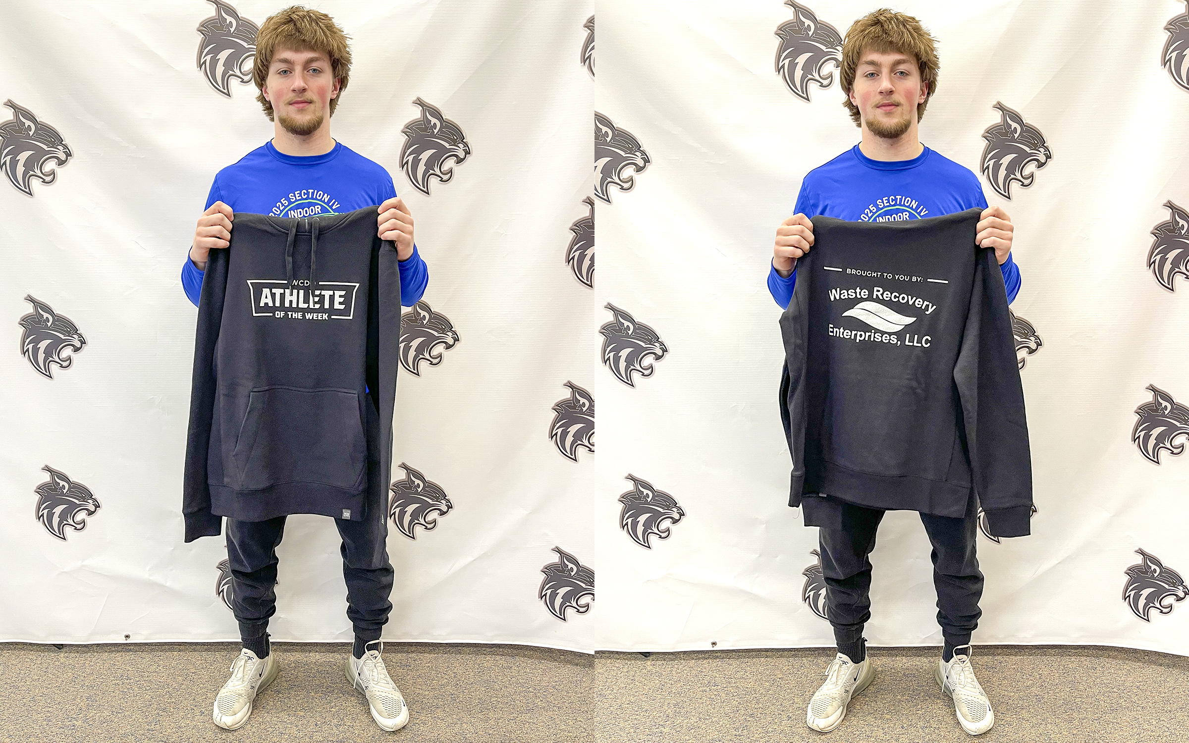 action shot of girl spiking volleyball