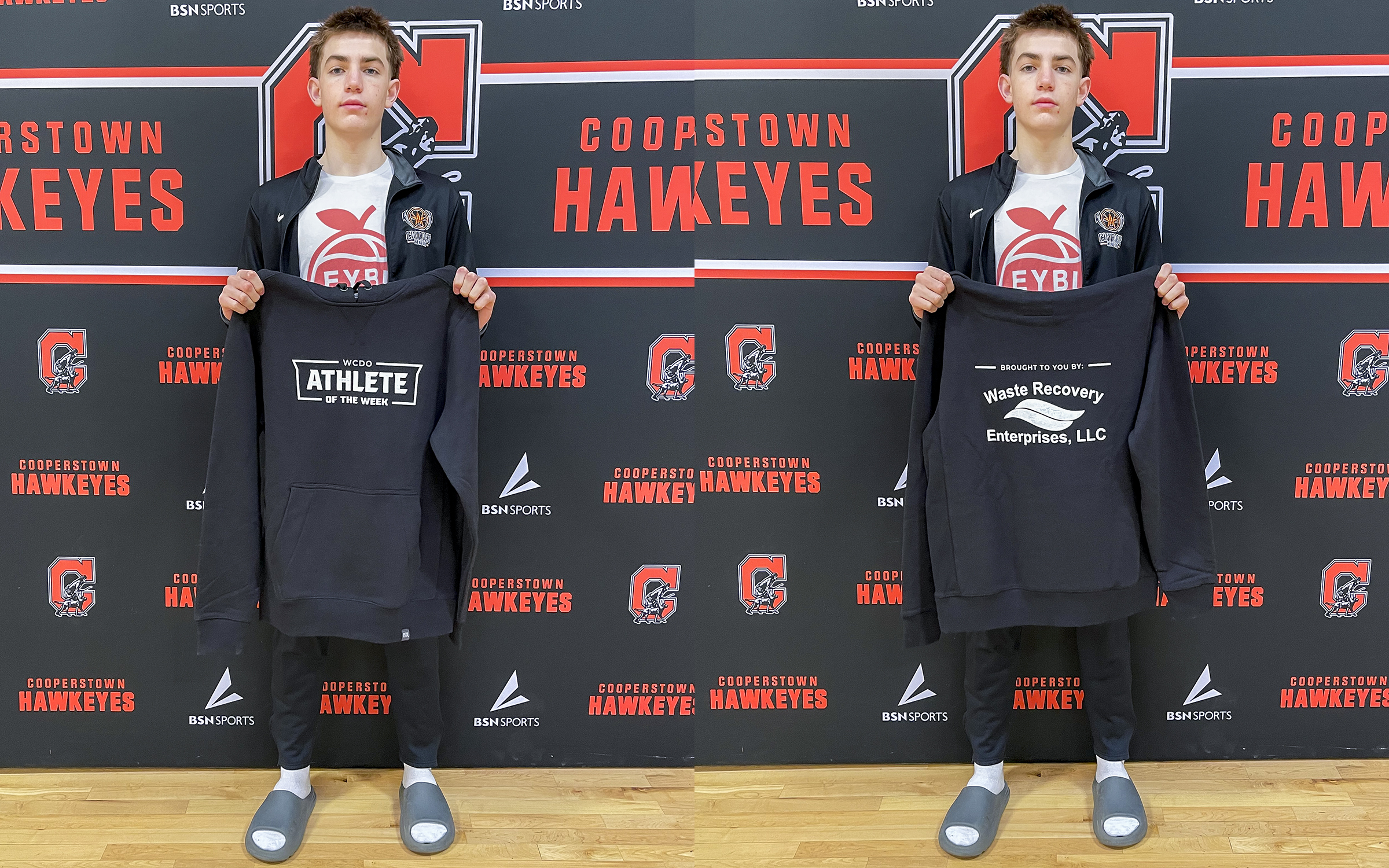 action shot of girl spiking volleyball