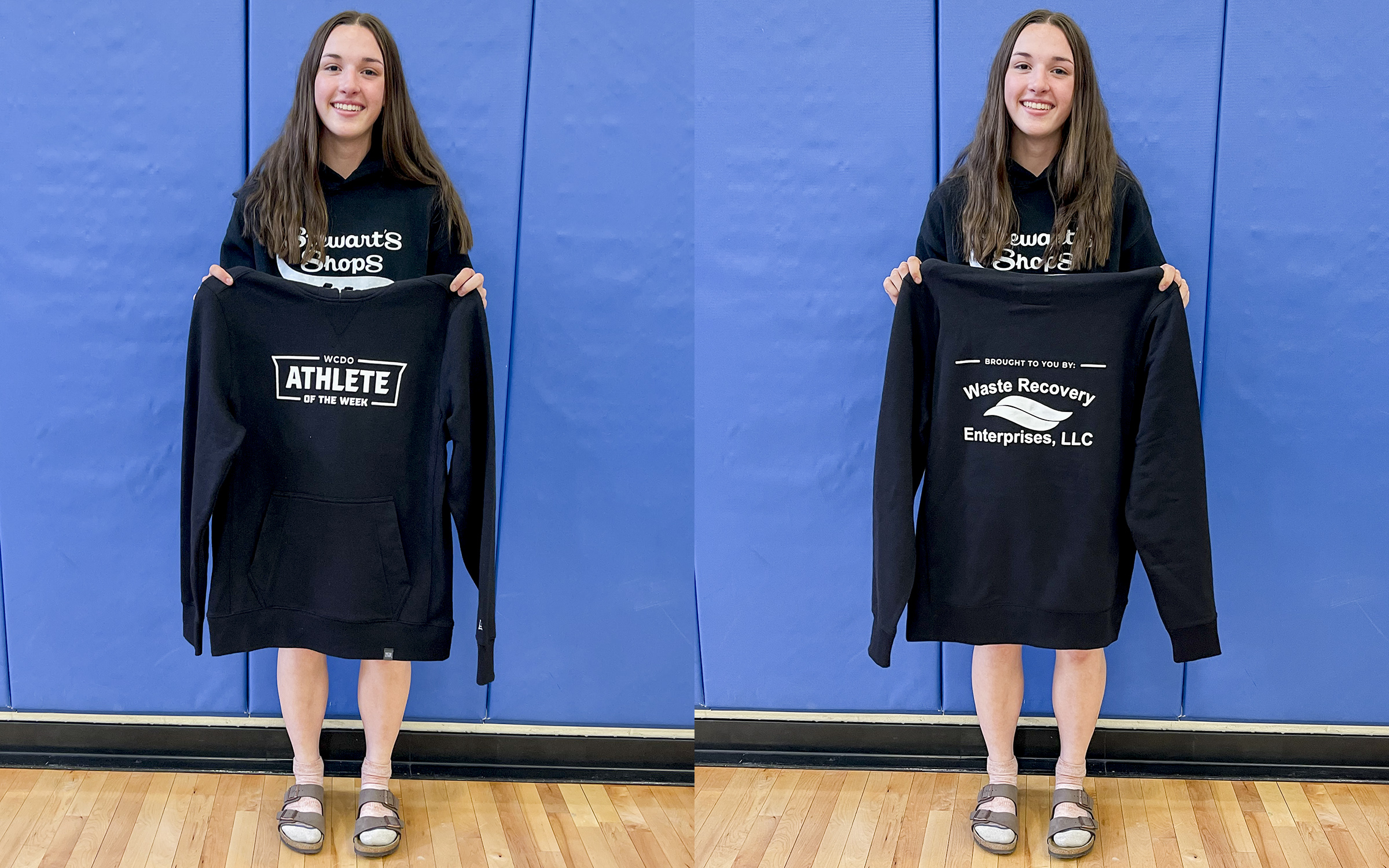 action shot of girl spiking volleyball
