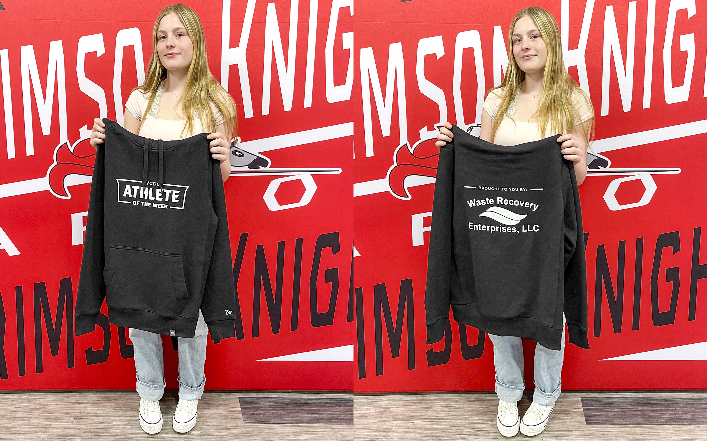 action shot of girl spiking volleyball