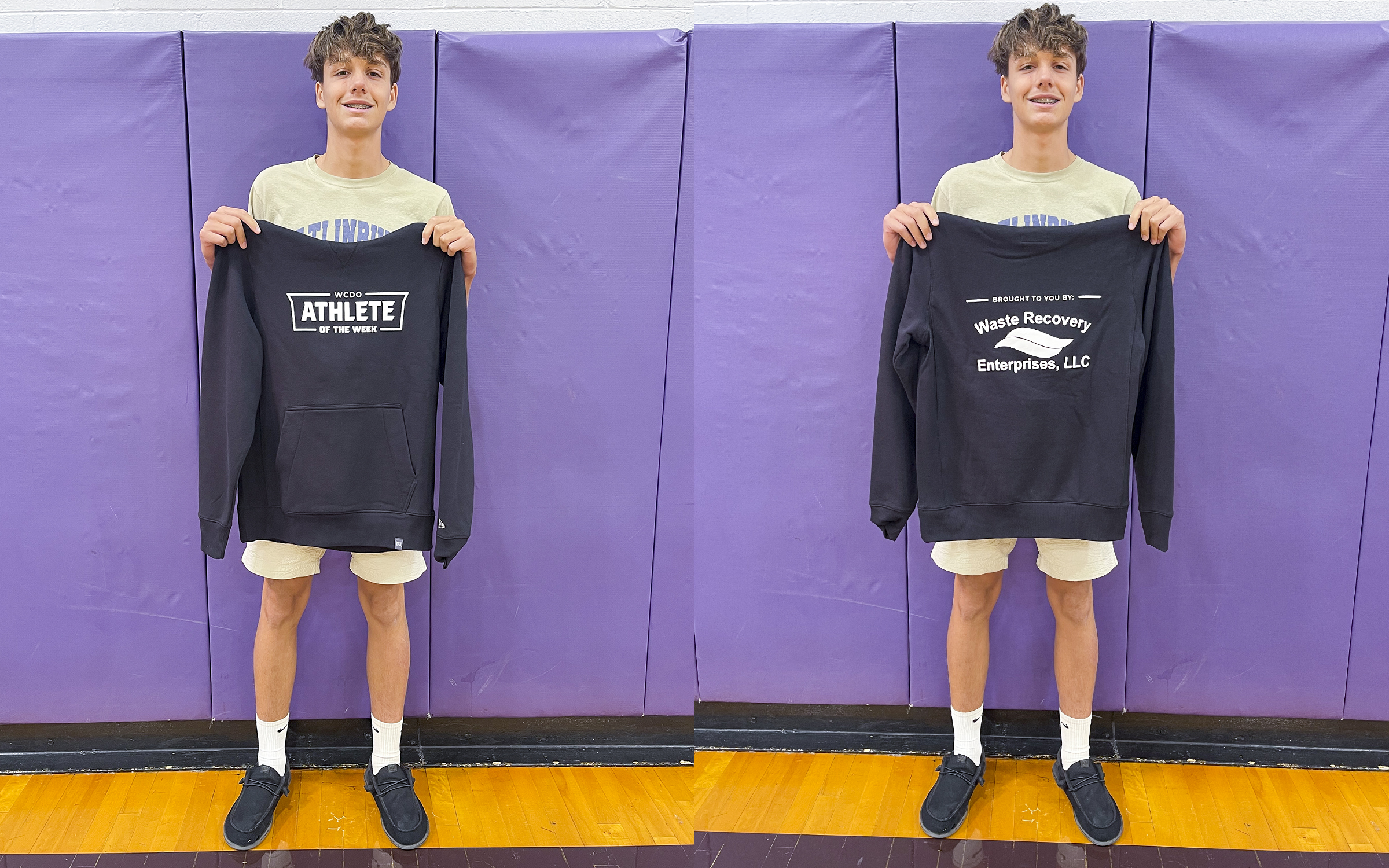 action shot of girl spiking volleyball