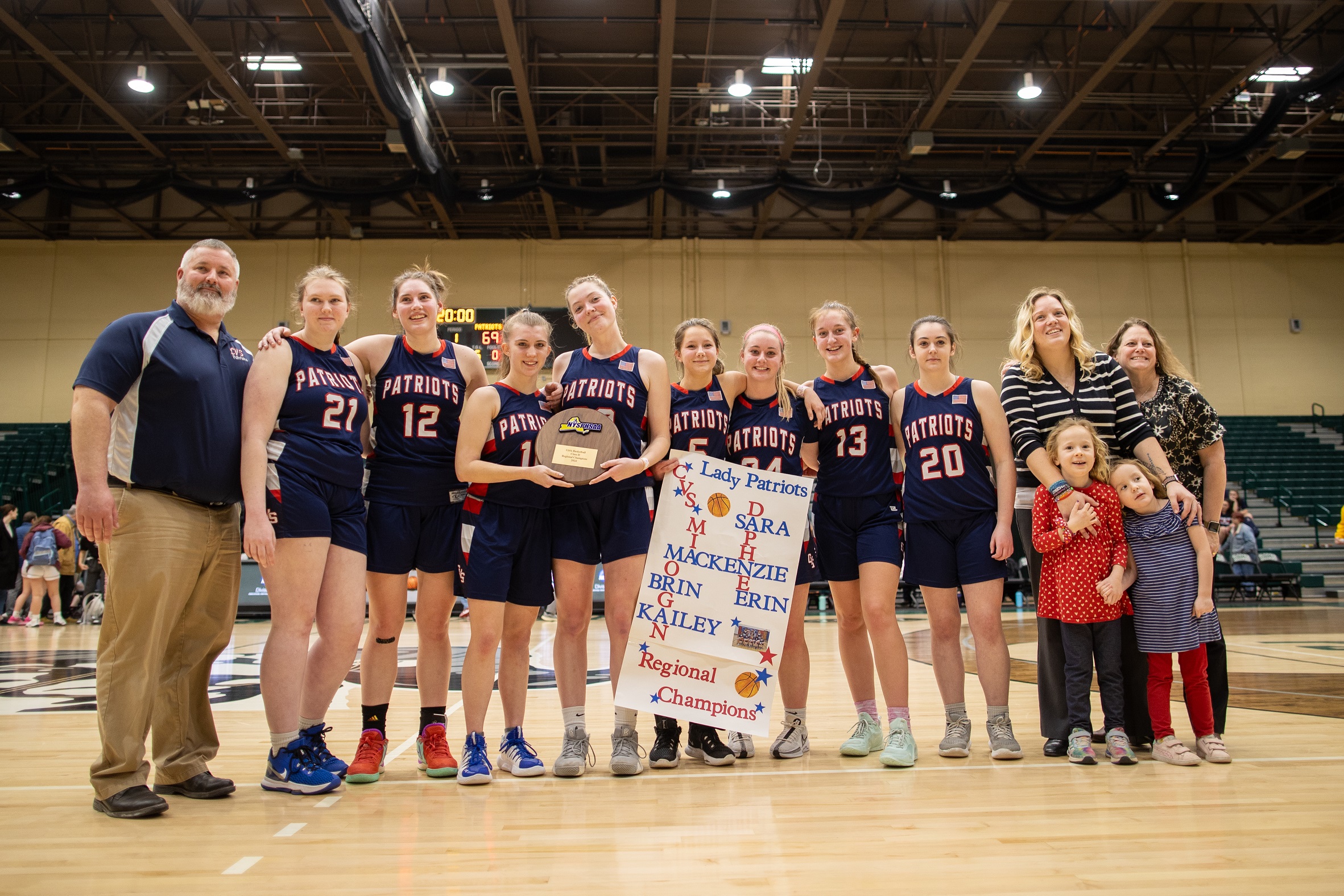 action shot of girl spiking volleyball