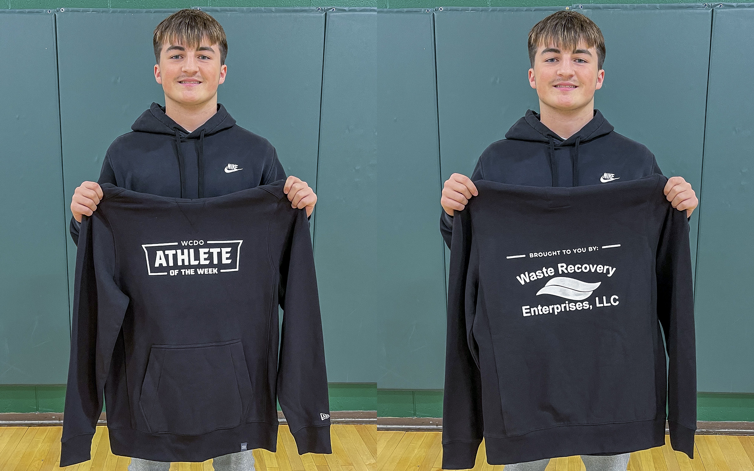 action shot of girl spiking volleyball