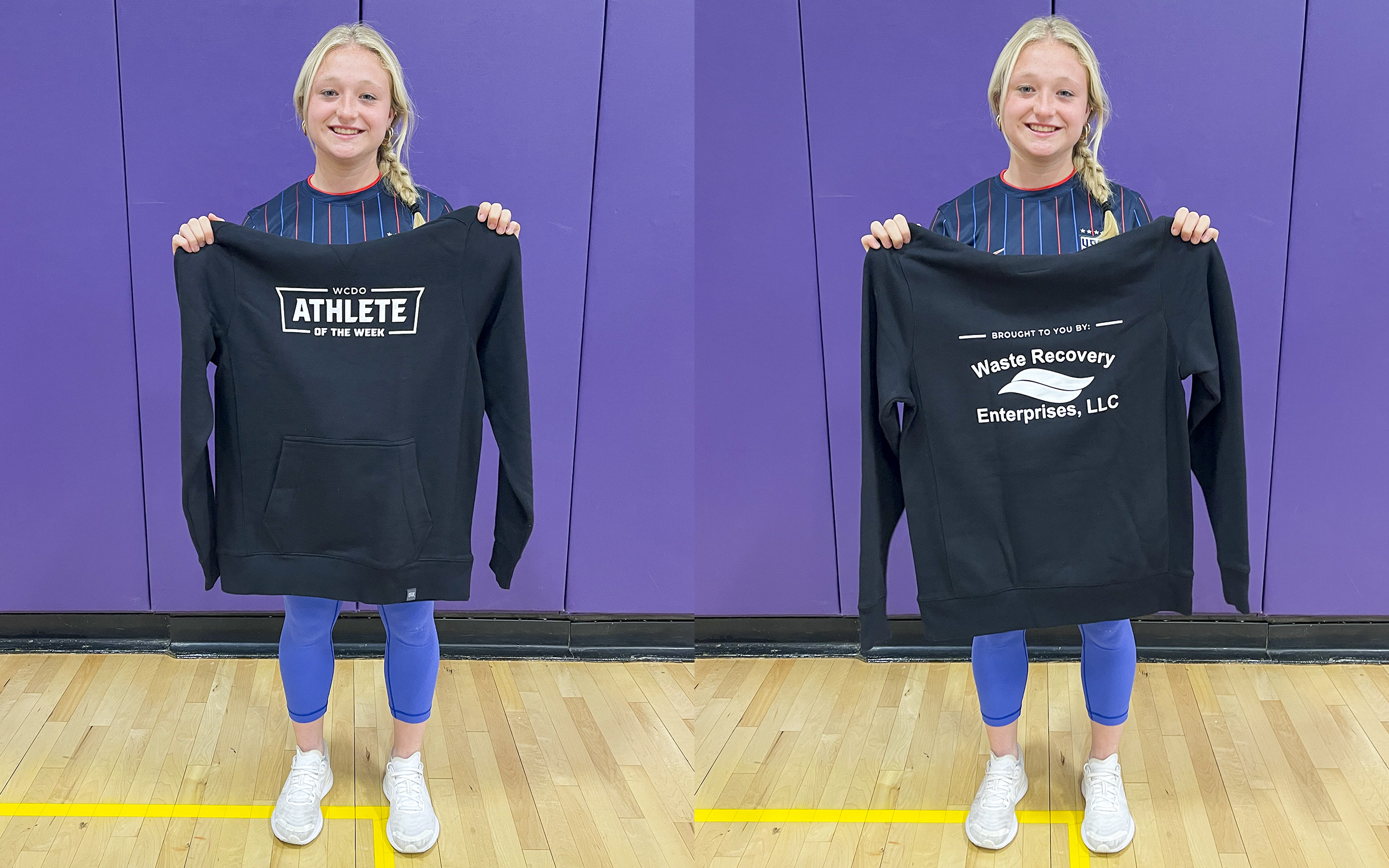 action shot of girl spiking volleyball