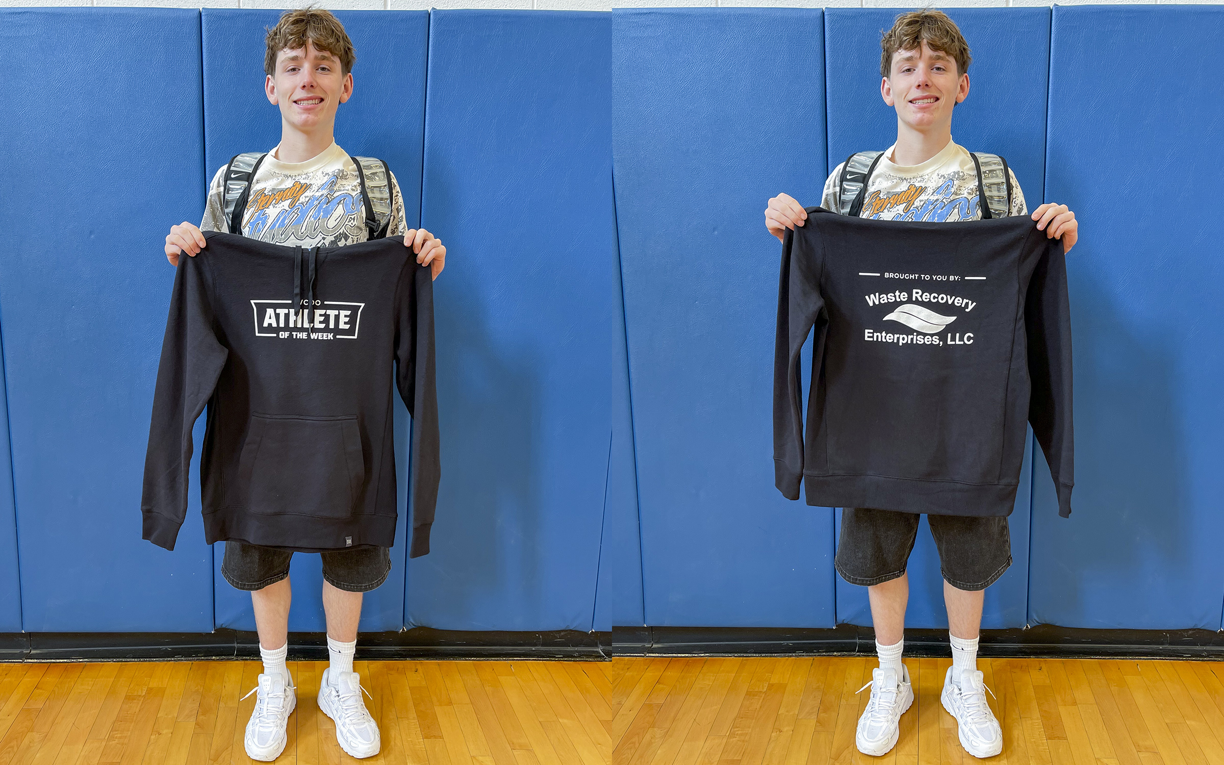 action shot of girl spiking volleyball