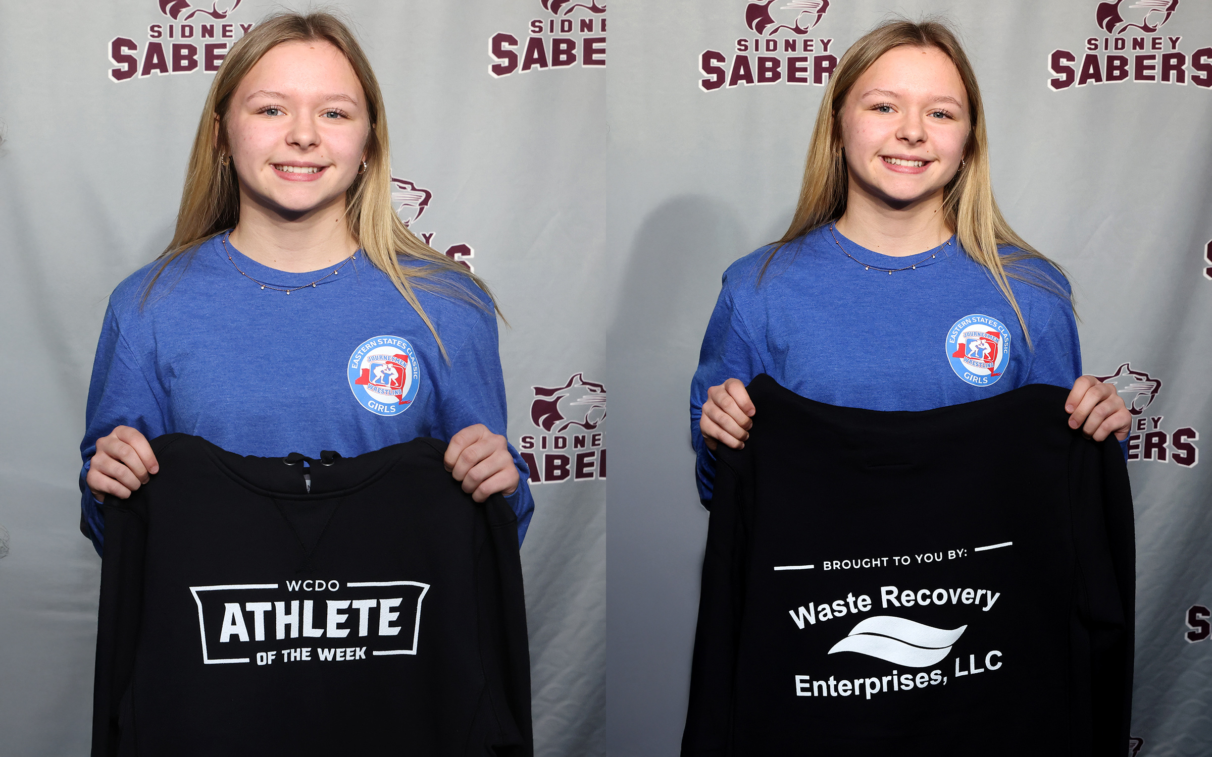 action shot of girl spiking volleyball