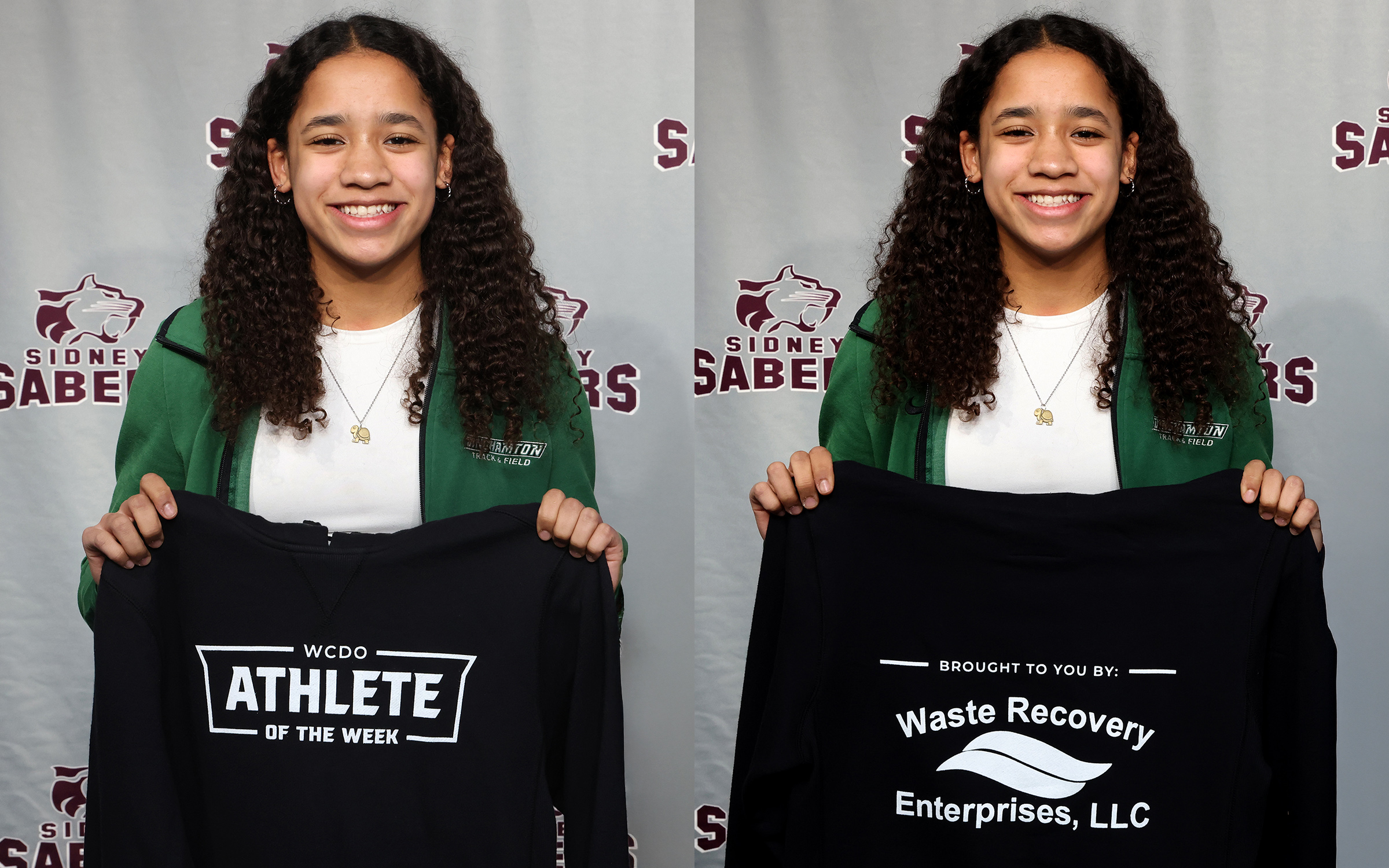 action shot of girl spiking volleyball