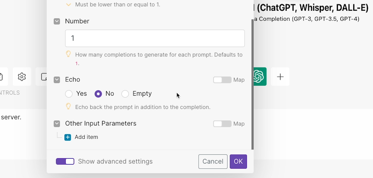 Choose how many responses the AI generates