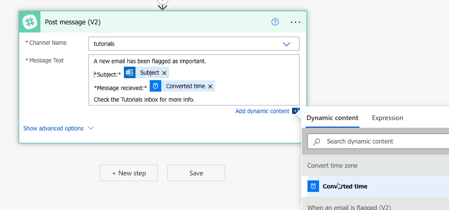 Replacing the original date-time value with the converted value