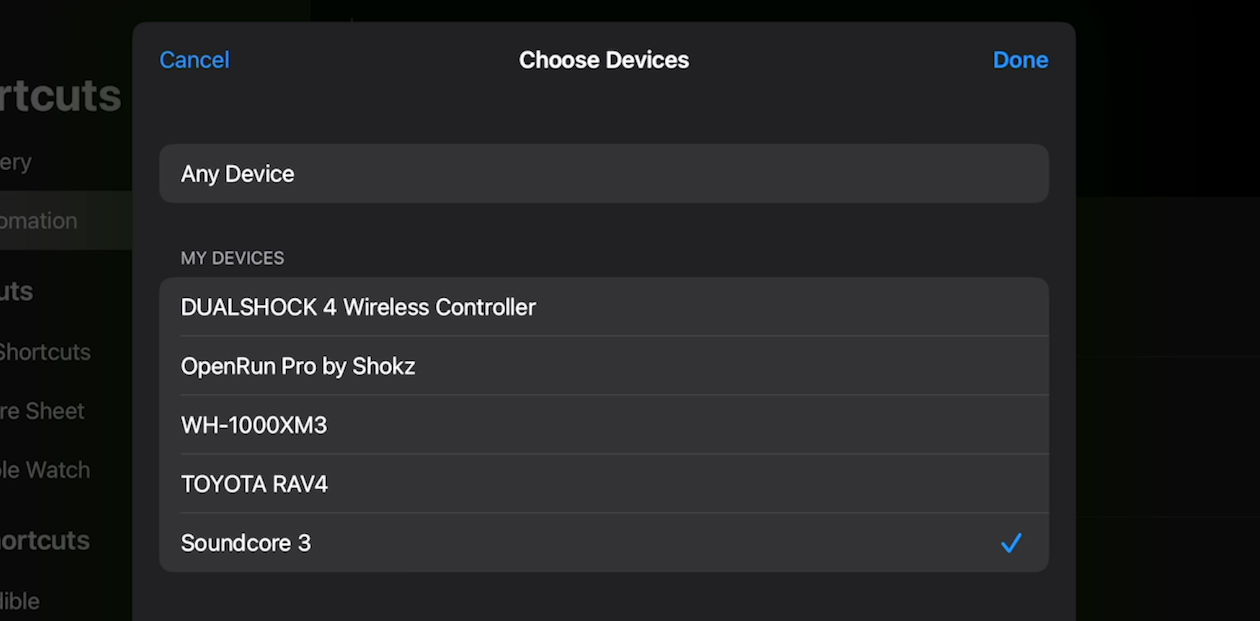 Choosing a specific bluetooth speaker