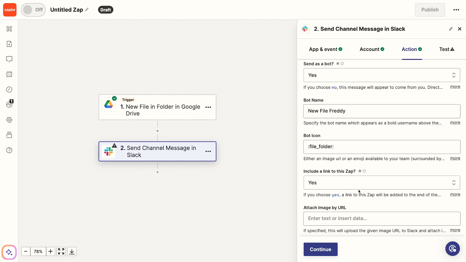 The old Zapier UI circa March '24