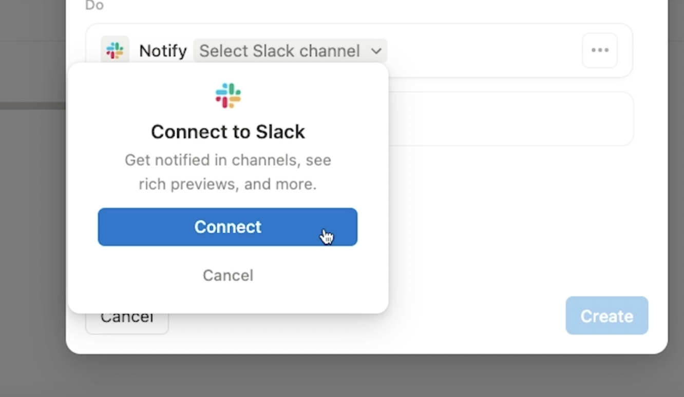 Connect to Slack