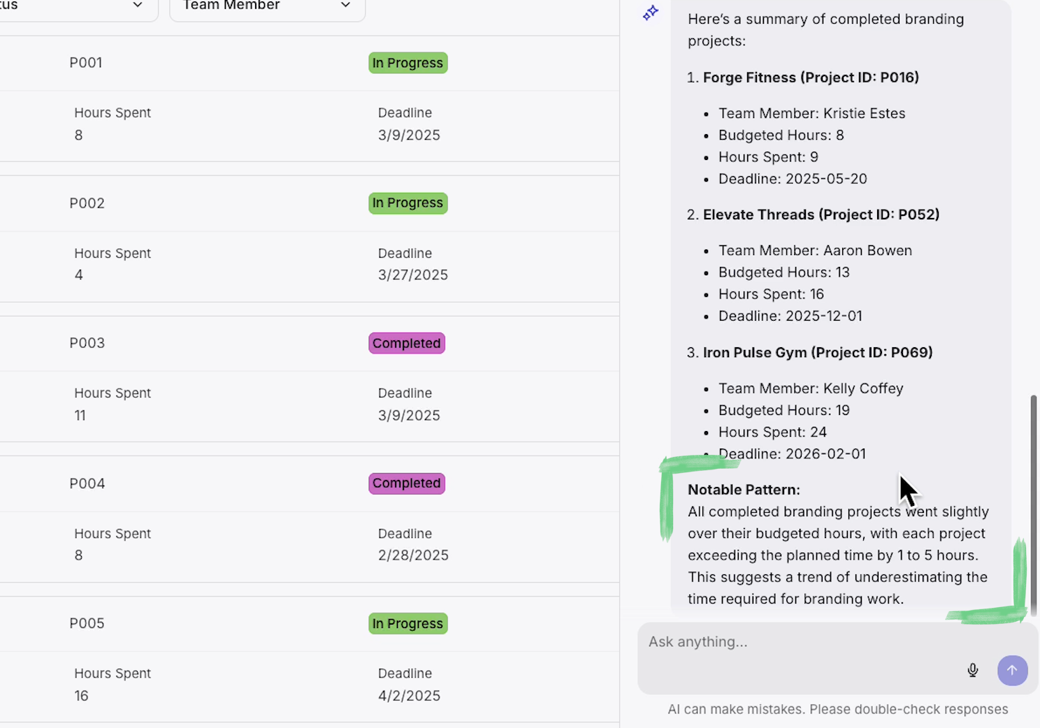 Softr AI reveals a pattern among completed projects