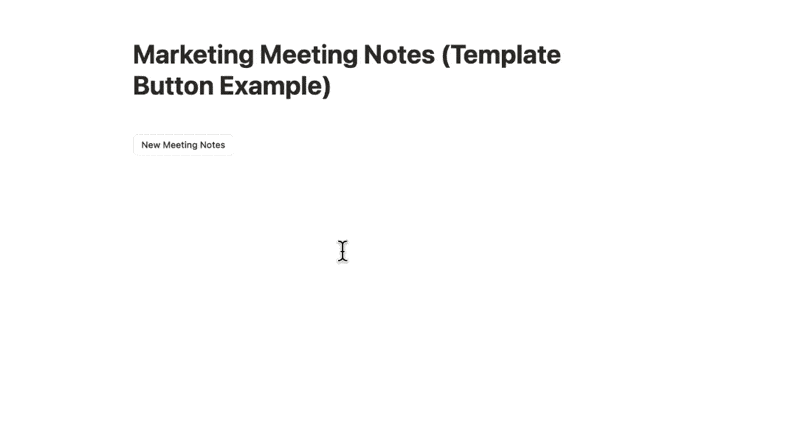 Creating templated content with a button