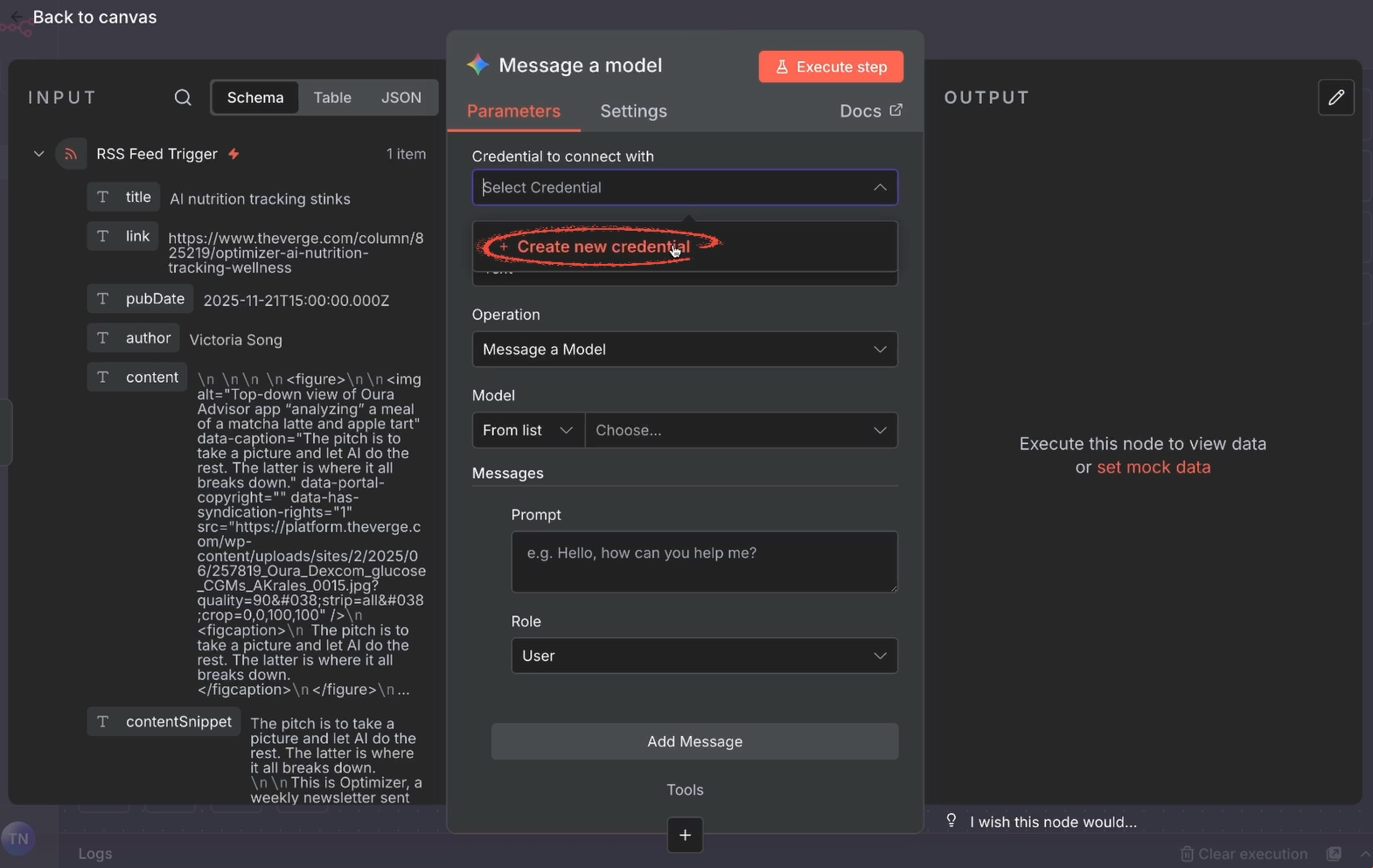 Authorizing Gemini in n8n