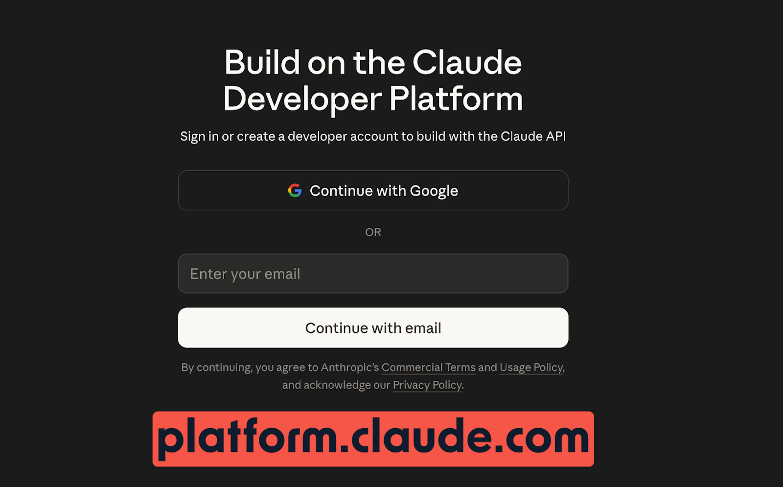 The Claude platform at claude.platform.com