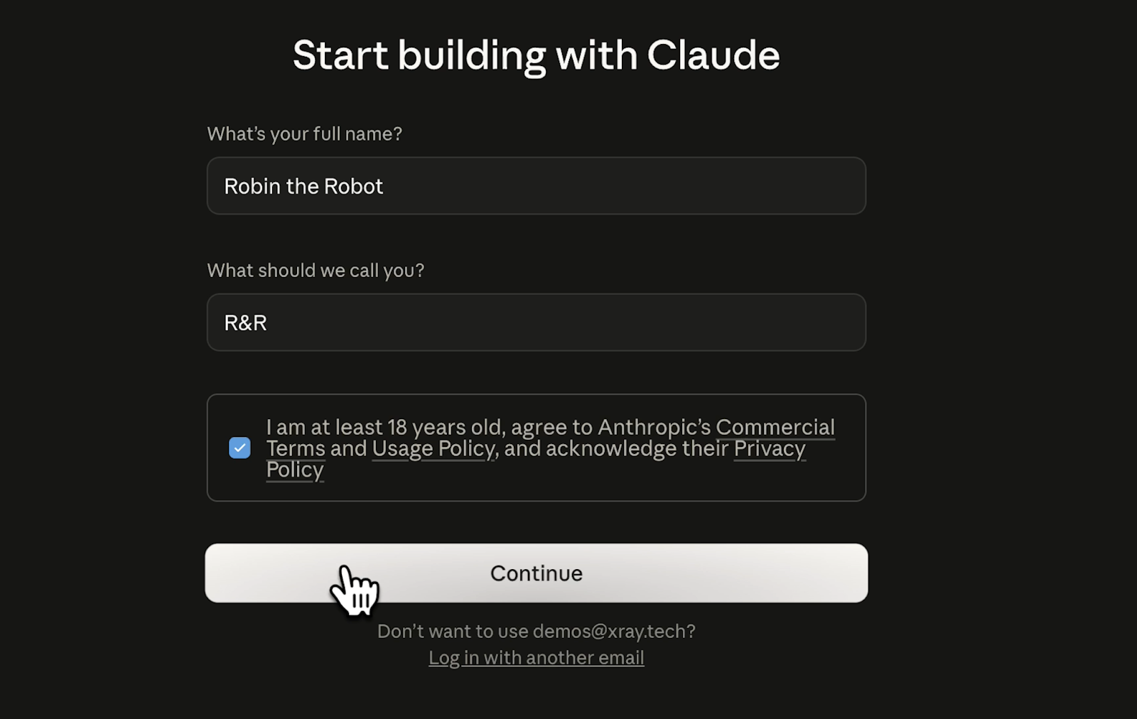 Creating a new Claude platform