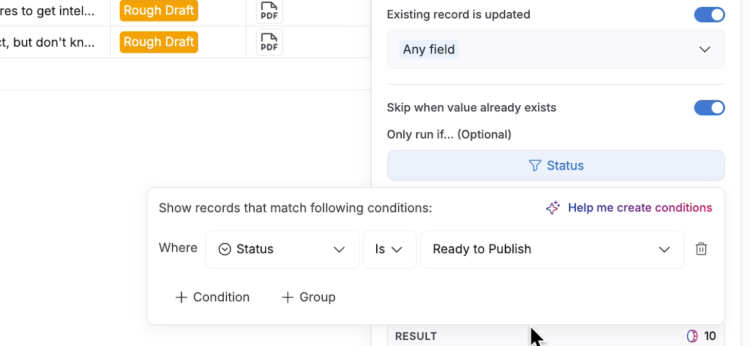 Adding a filter to an AI agent