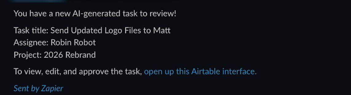 Project managers are alerted about new tasks