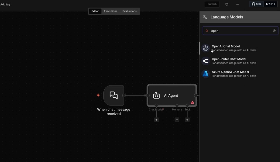 choosing a chat model for an AI agent