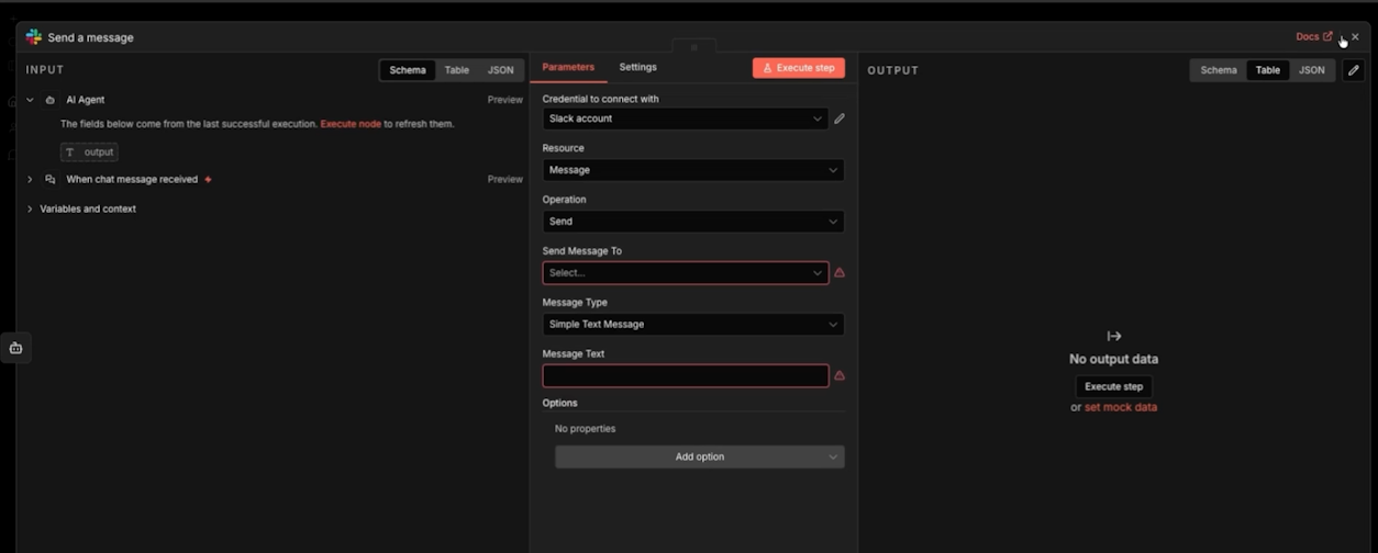 Adding a Slack tool to an AI agent
