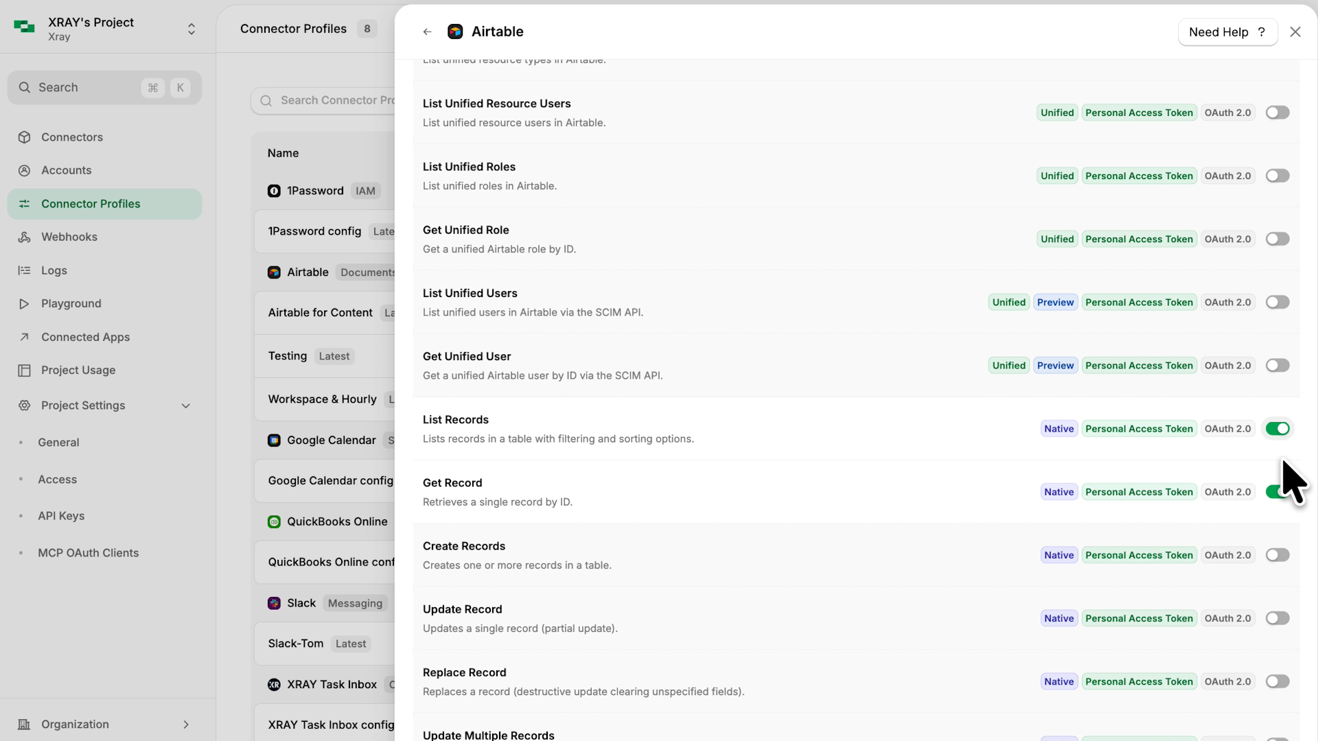 A read-only setup in StackOne