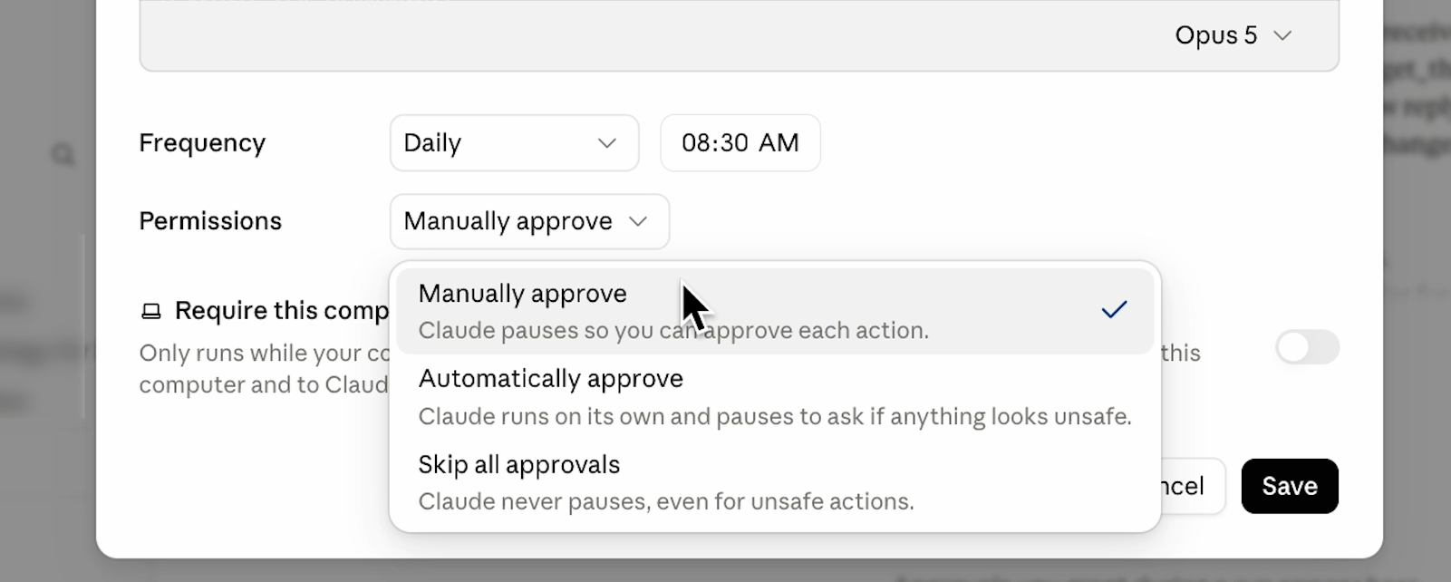 Choose permission levels for your task