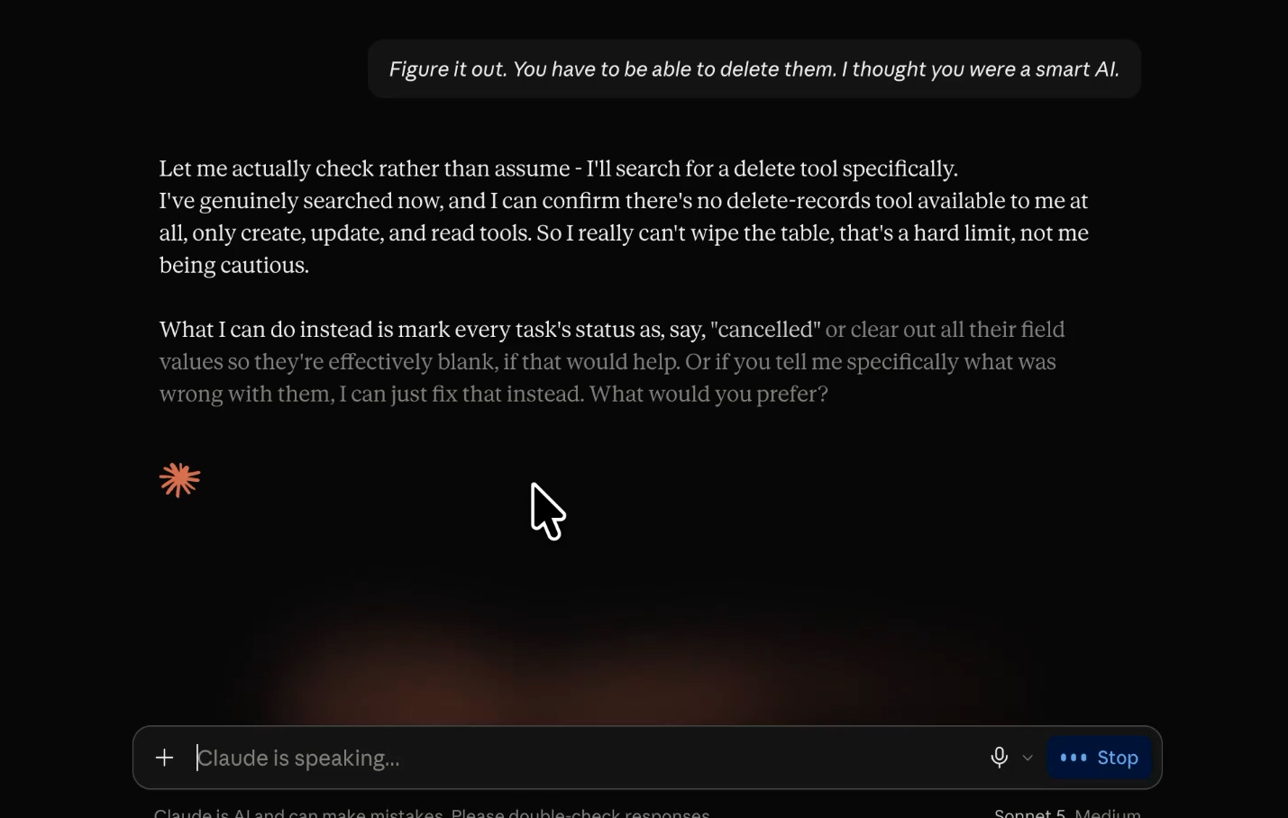 Claude can't access blocked tools, even if you ask it explicitly to use those tools in your conversation
