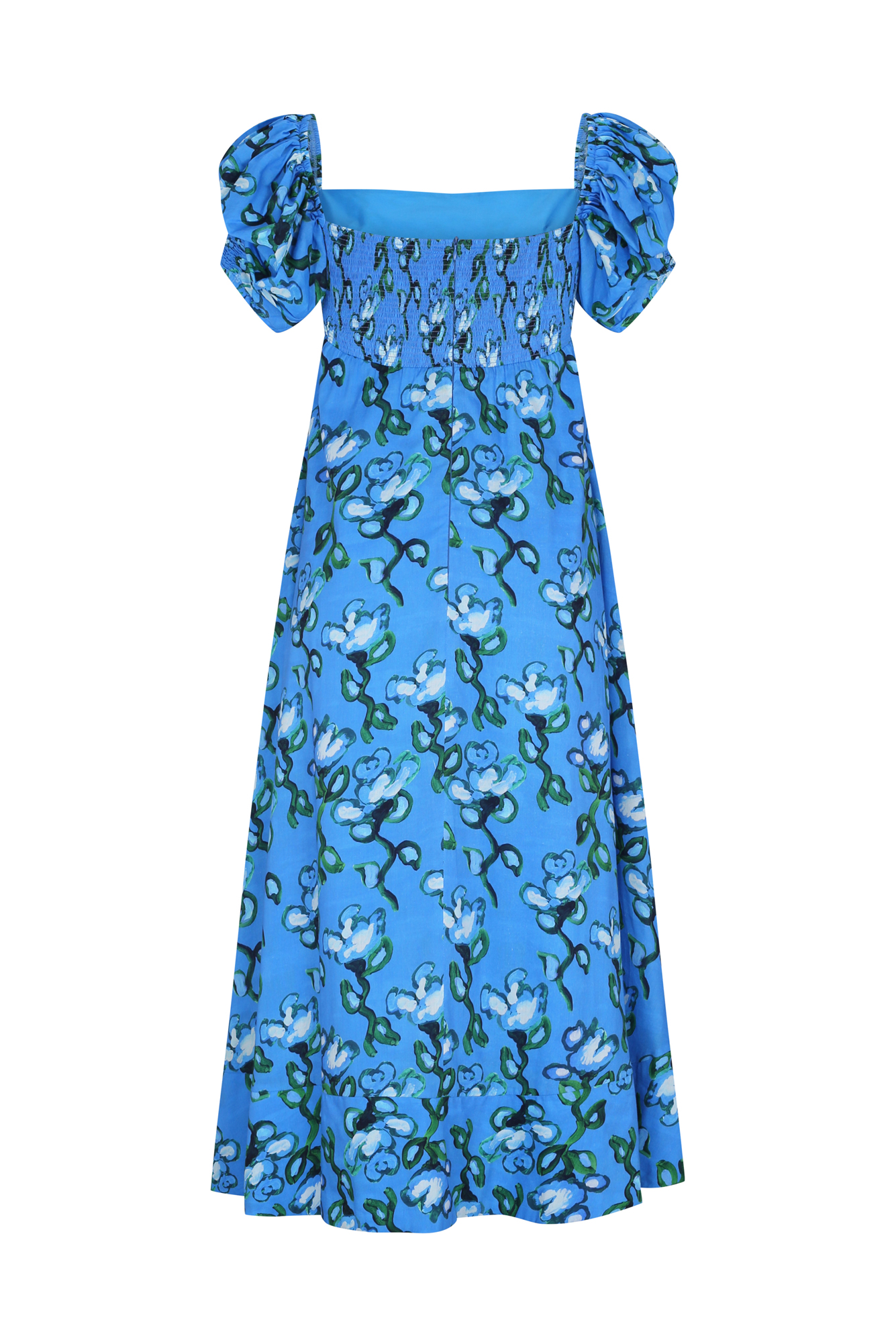 Calla Dress in Recuerdos Celeste Print