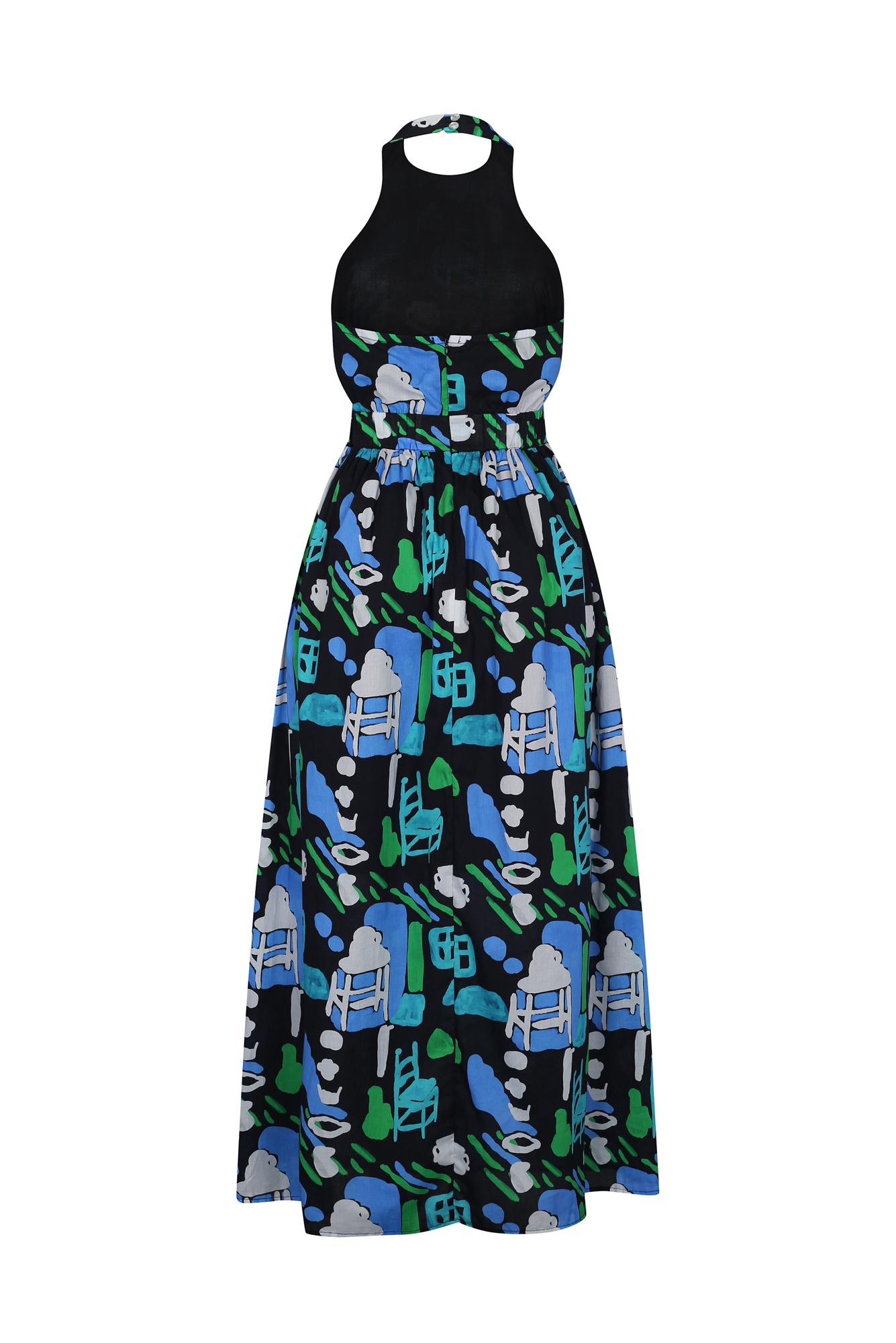 Nuevo Chicha Dress in Arcilla Azul Print