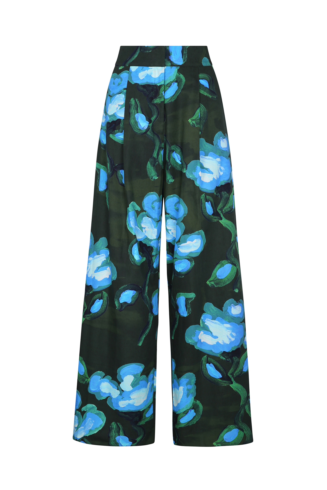 Panca Pants in Recuerdos Verde Print