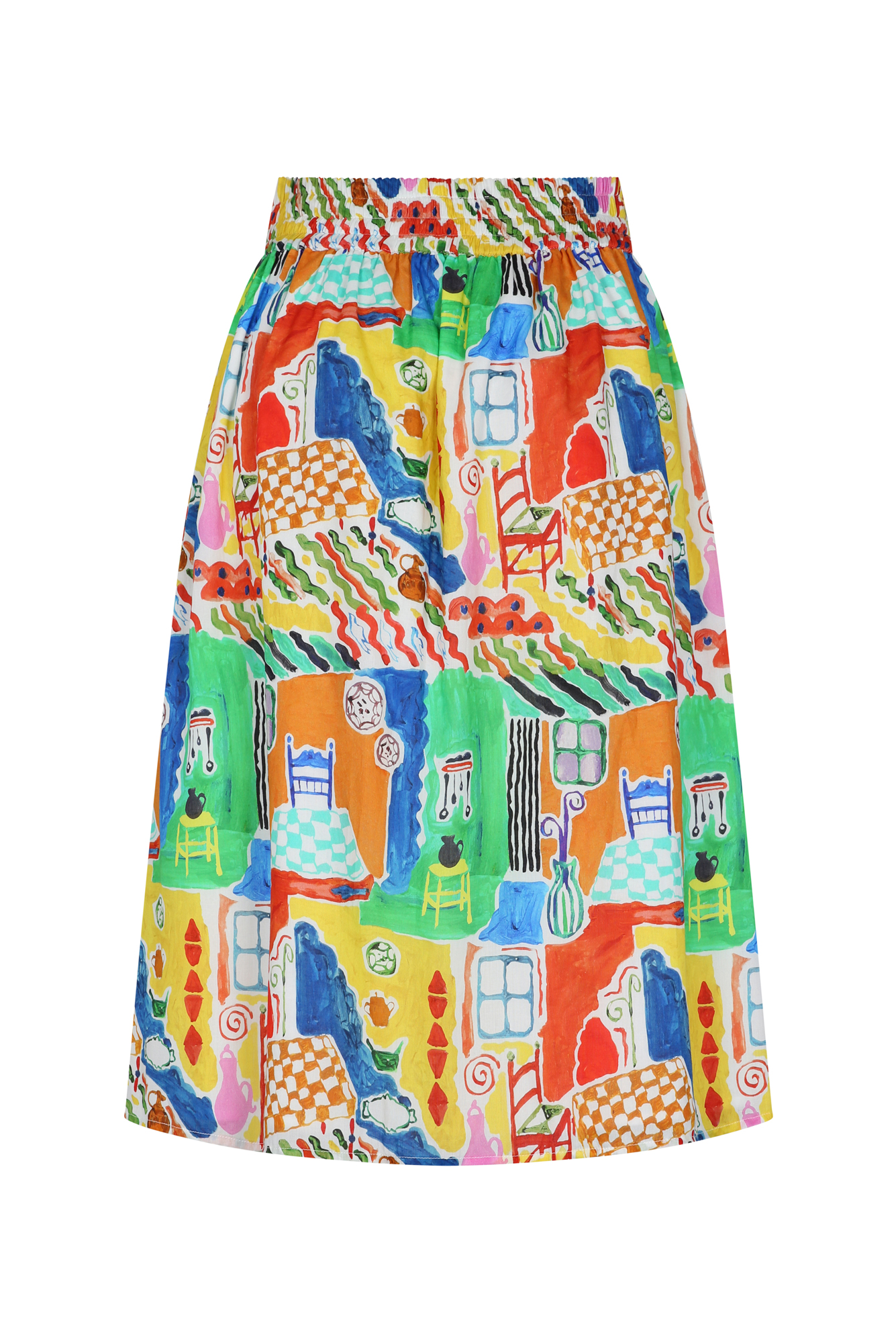 Angela Skirt in Cocina Dia Print