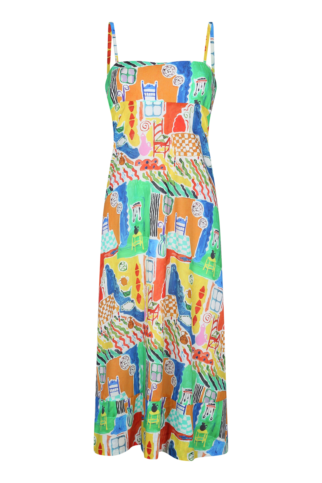 Veracruz Dress in Cocina Dia Print