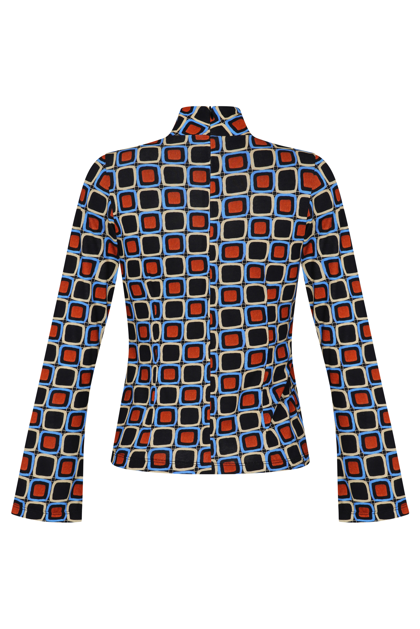 Sesamo Top in Mosaico Print