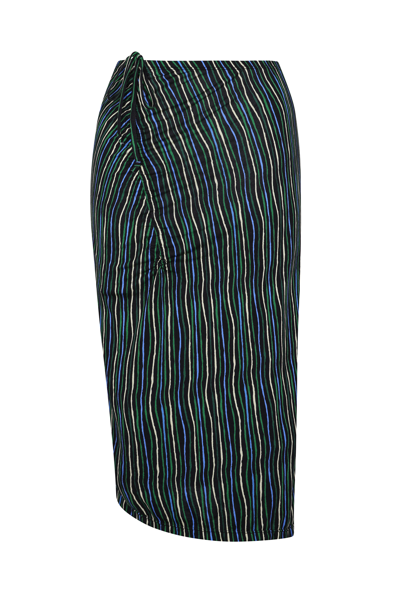 Limon Skirt in Rasgos Fondo Negro Print