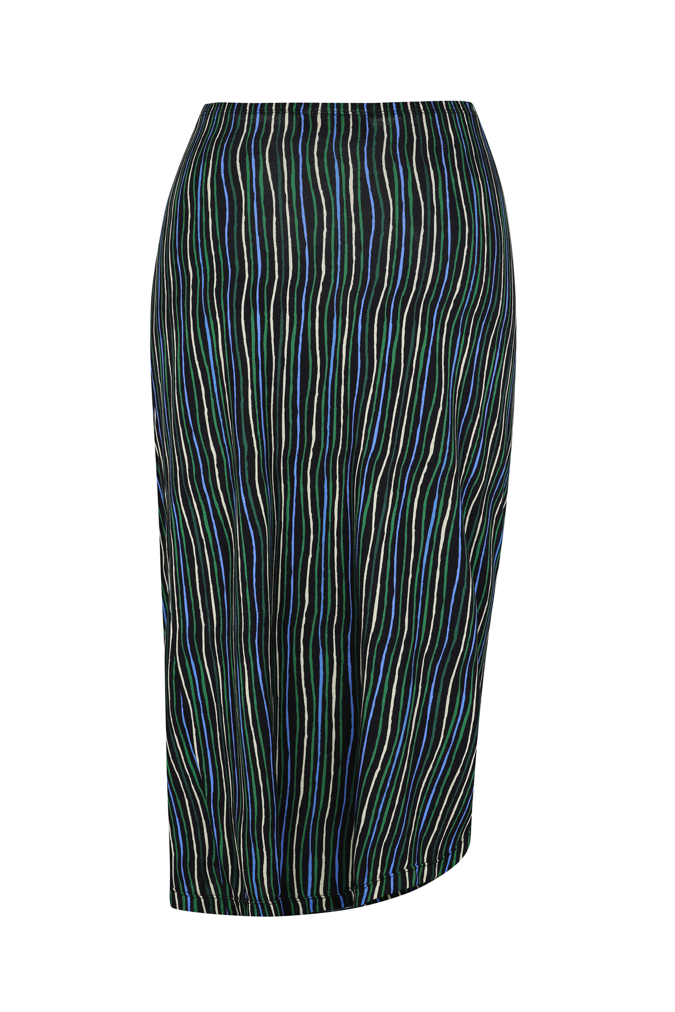 Limon Skirt in Rasgos Fondo Negro Print