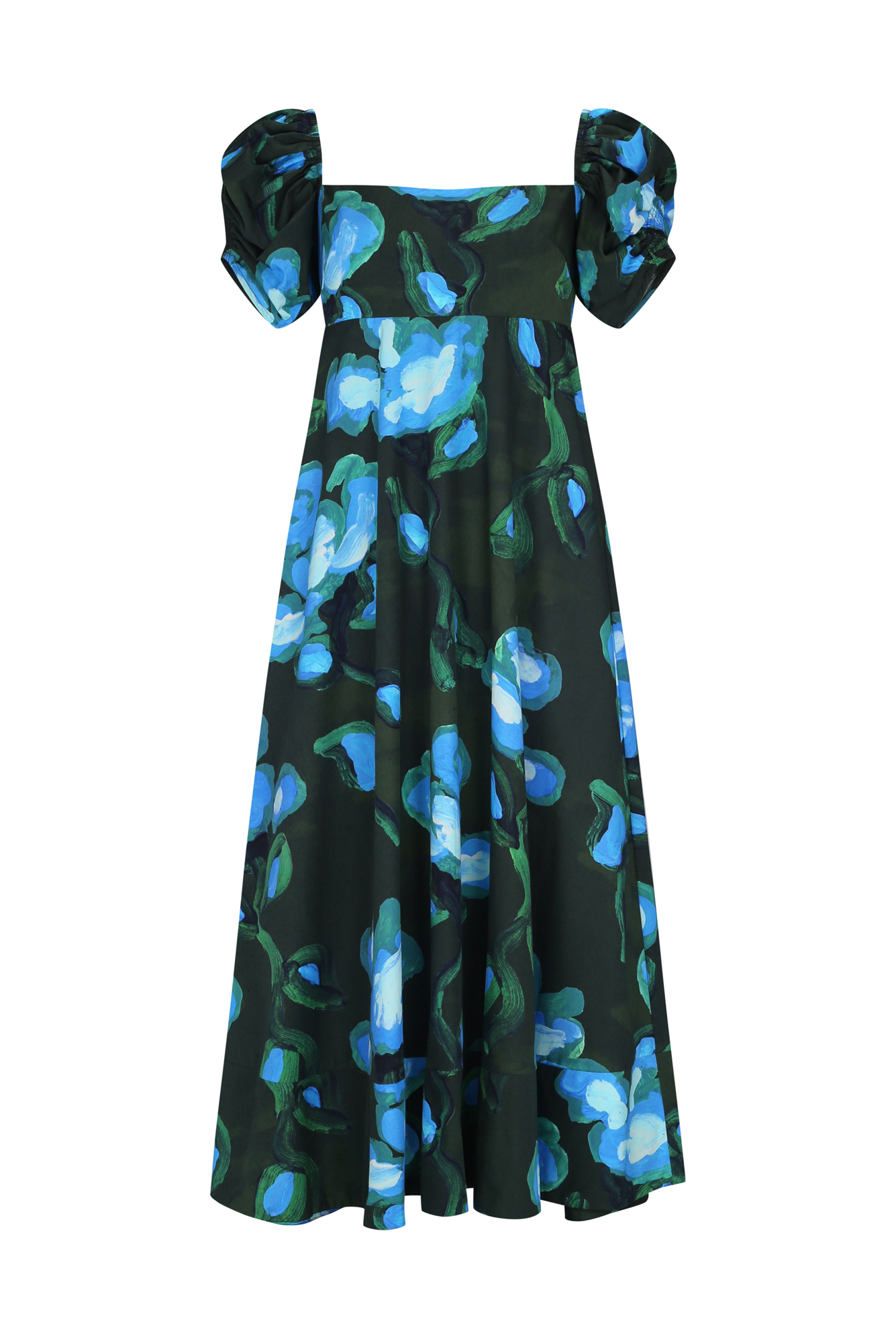 Calla Dress in Recuerdos Verde Print