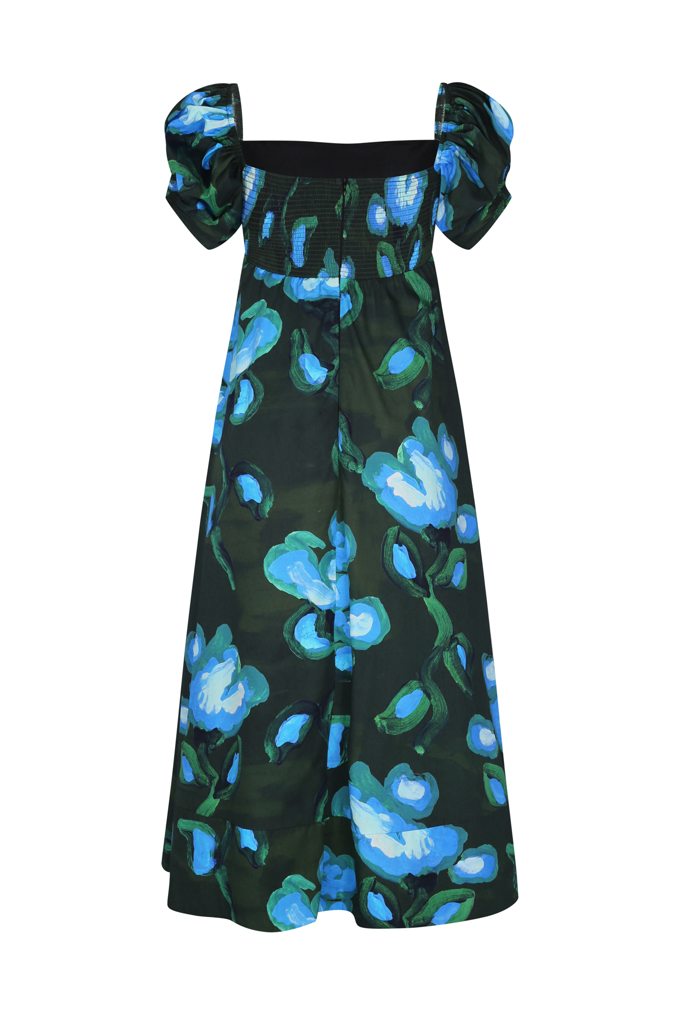 Calla Dress in Recuerdos Verde Print