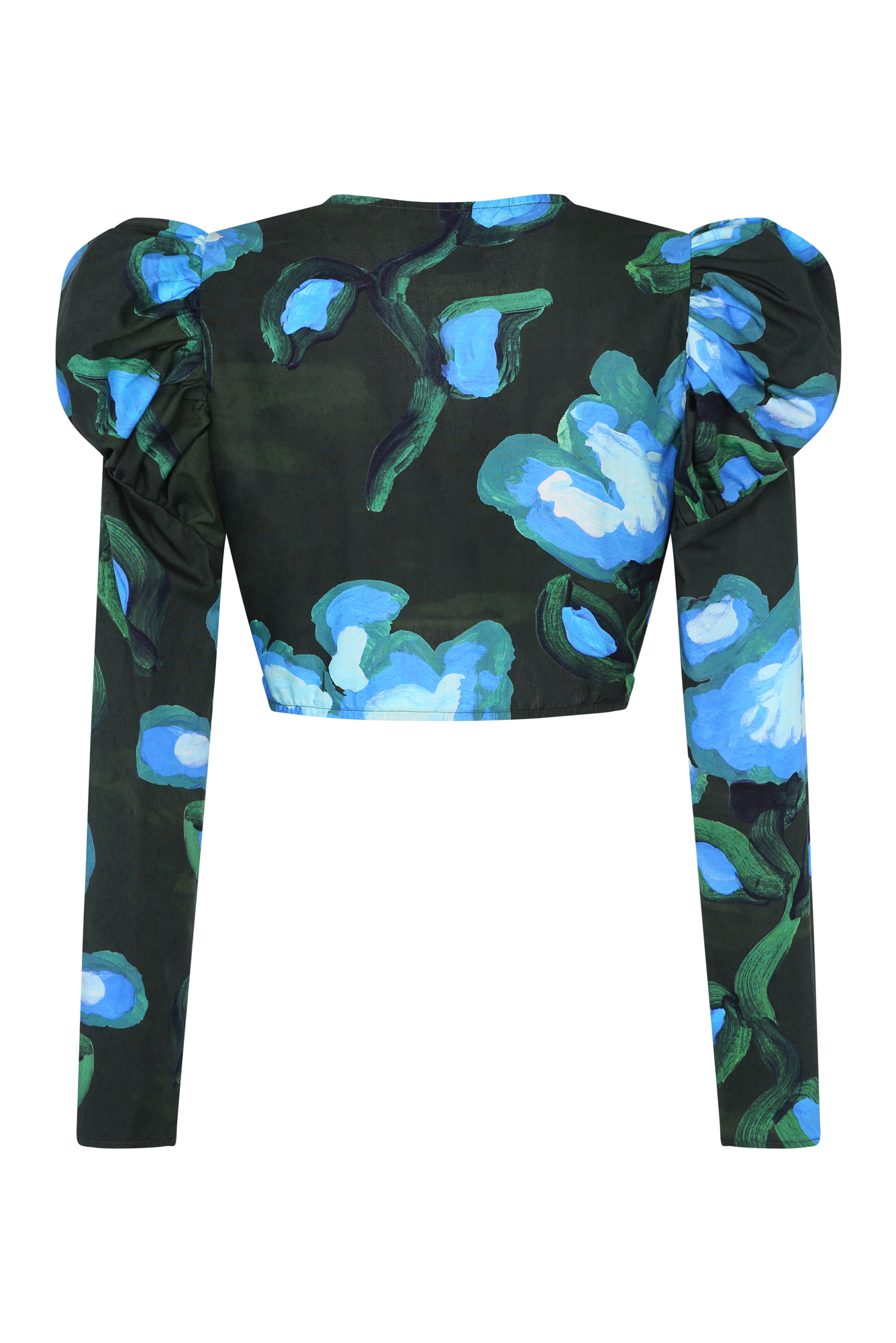 Tijuana Top in Recuerdos Verde Print 