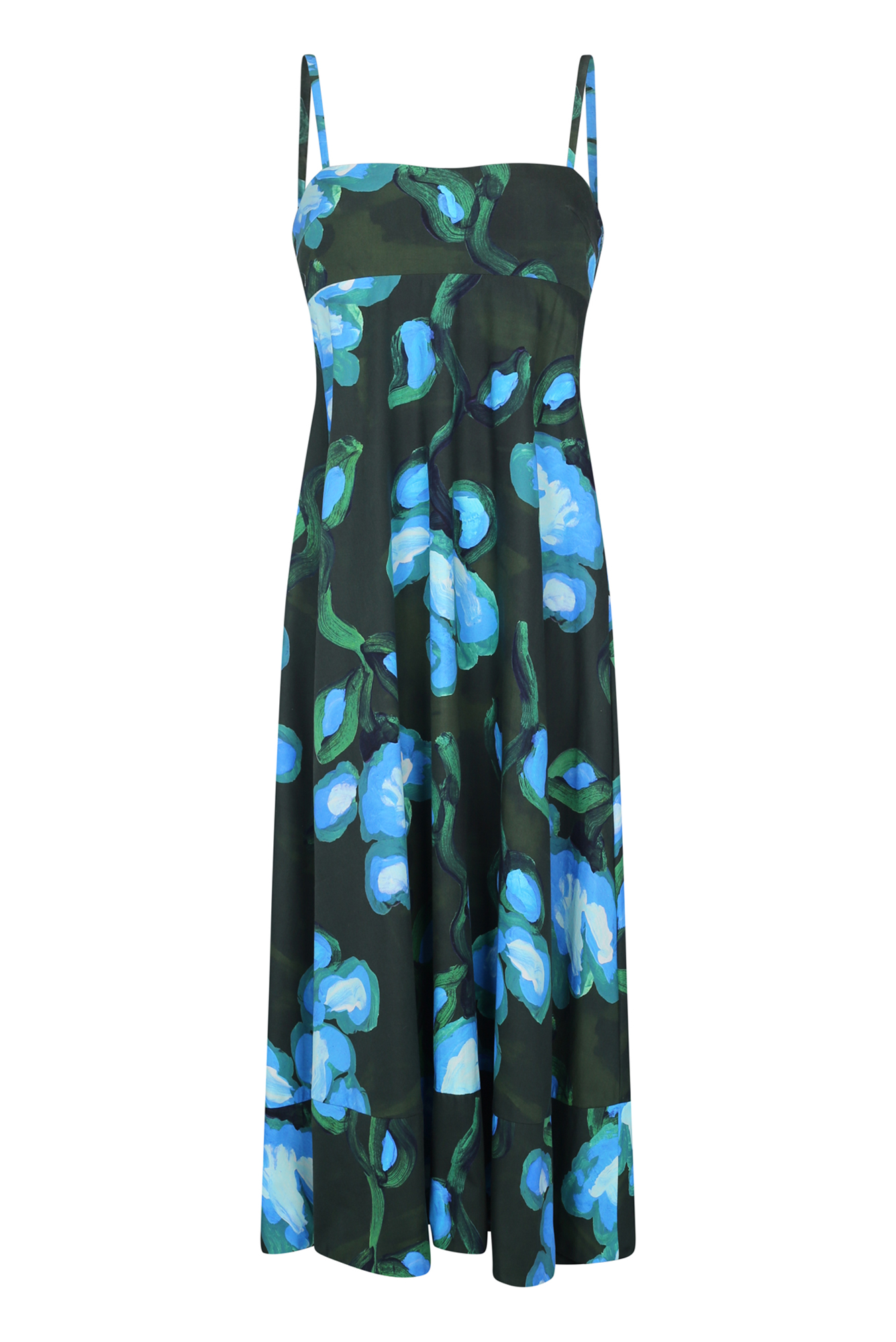 Veracruz Dress in Recuerdos Verde Print
