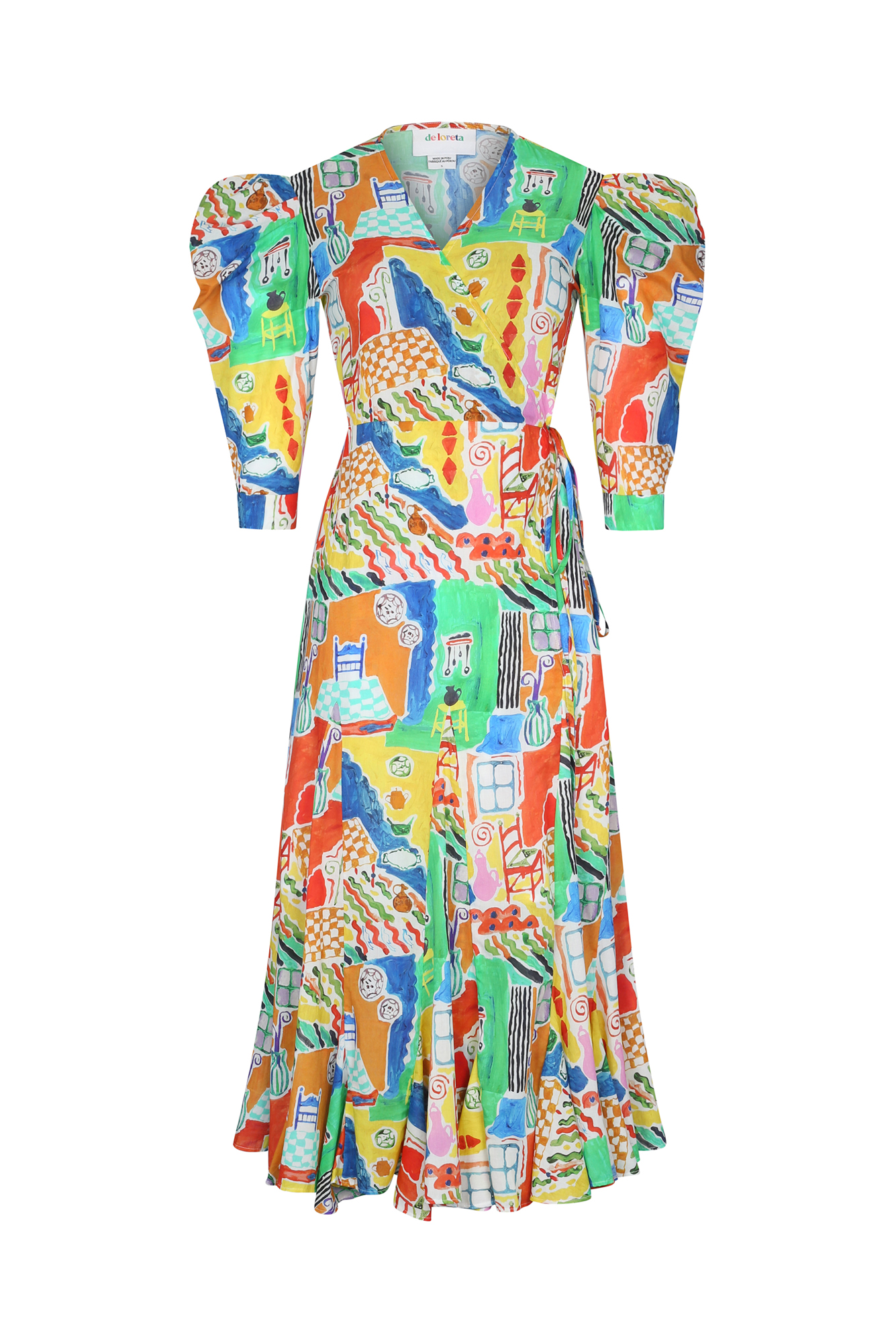 Izula Dress in Cocina Dia Print
