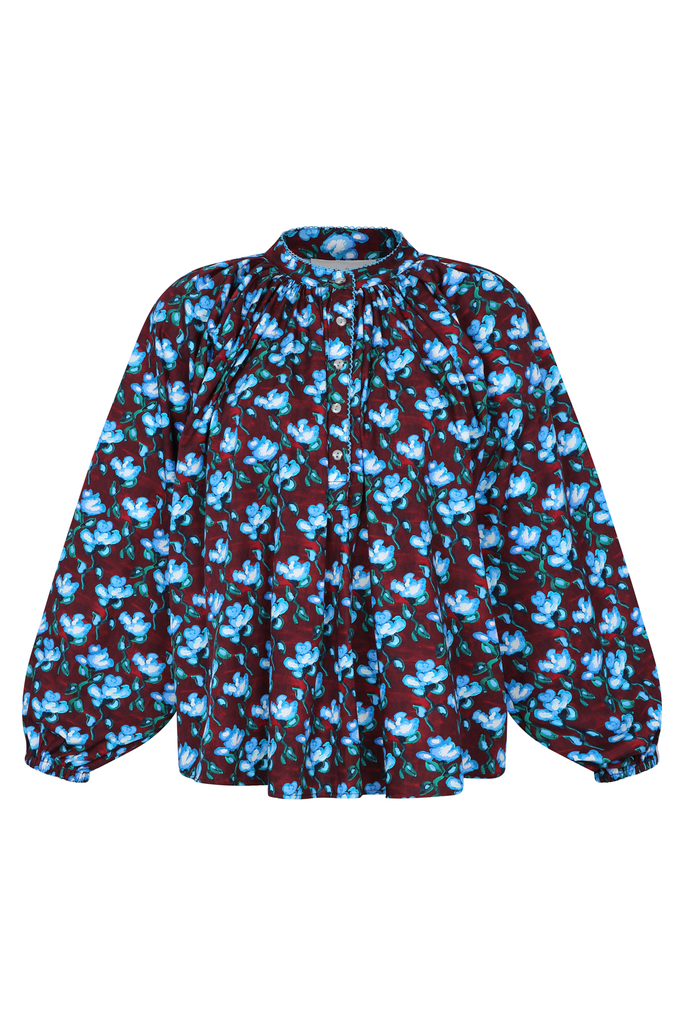 Kaia Blouse in Recuerdos Print 