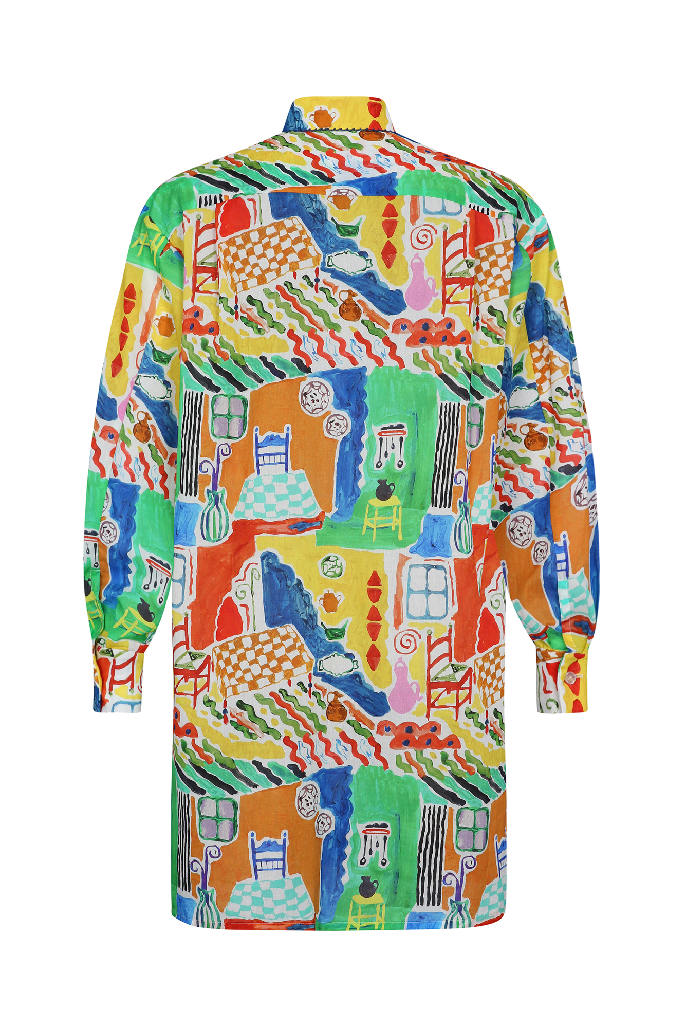 Romero Blouse in Cocina Dia Print