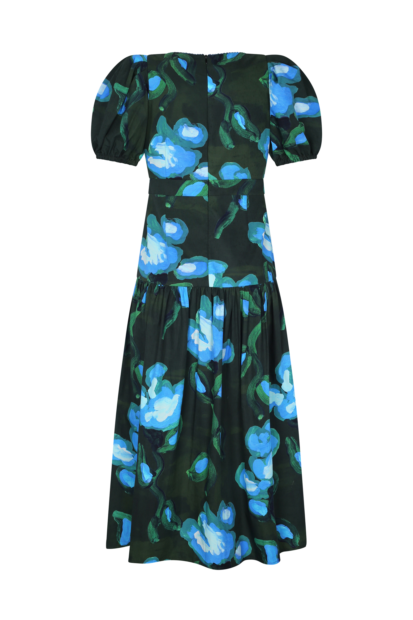 Sol Dress in Recuerdos Verde Print