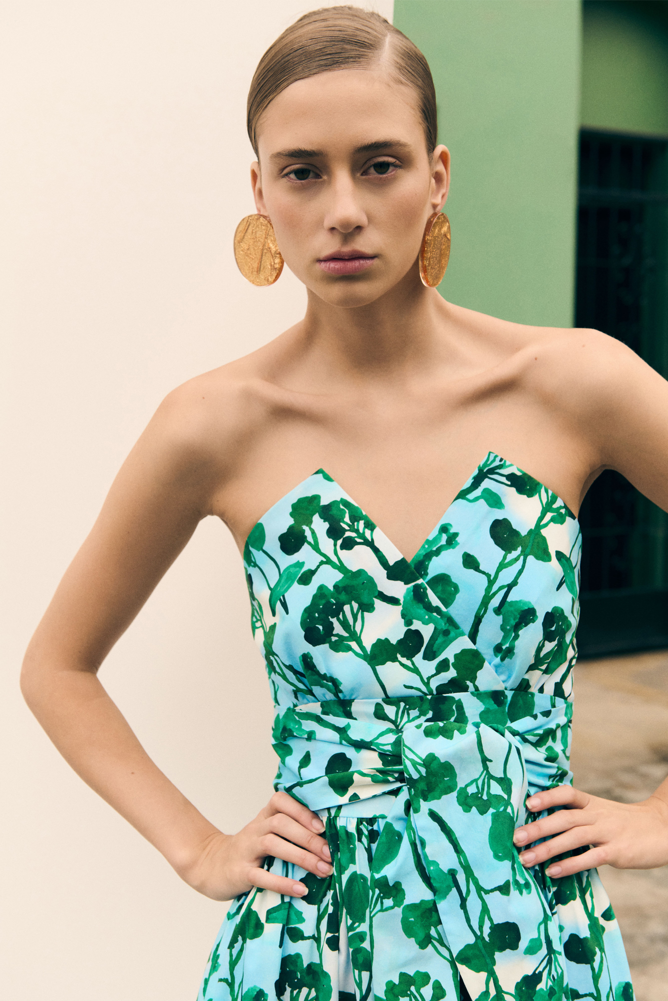 Charro Dress in Cosecha Print